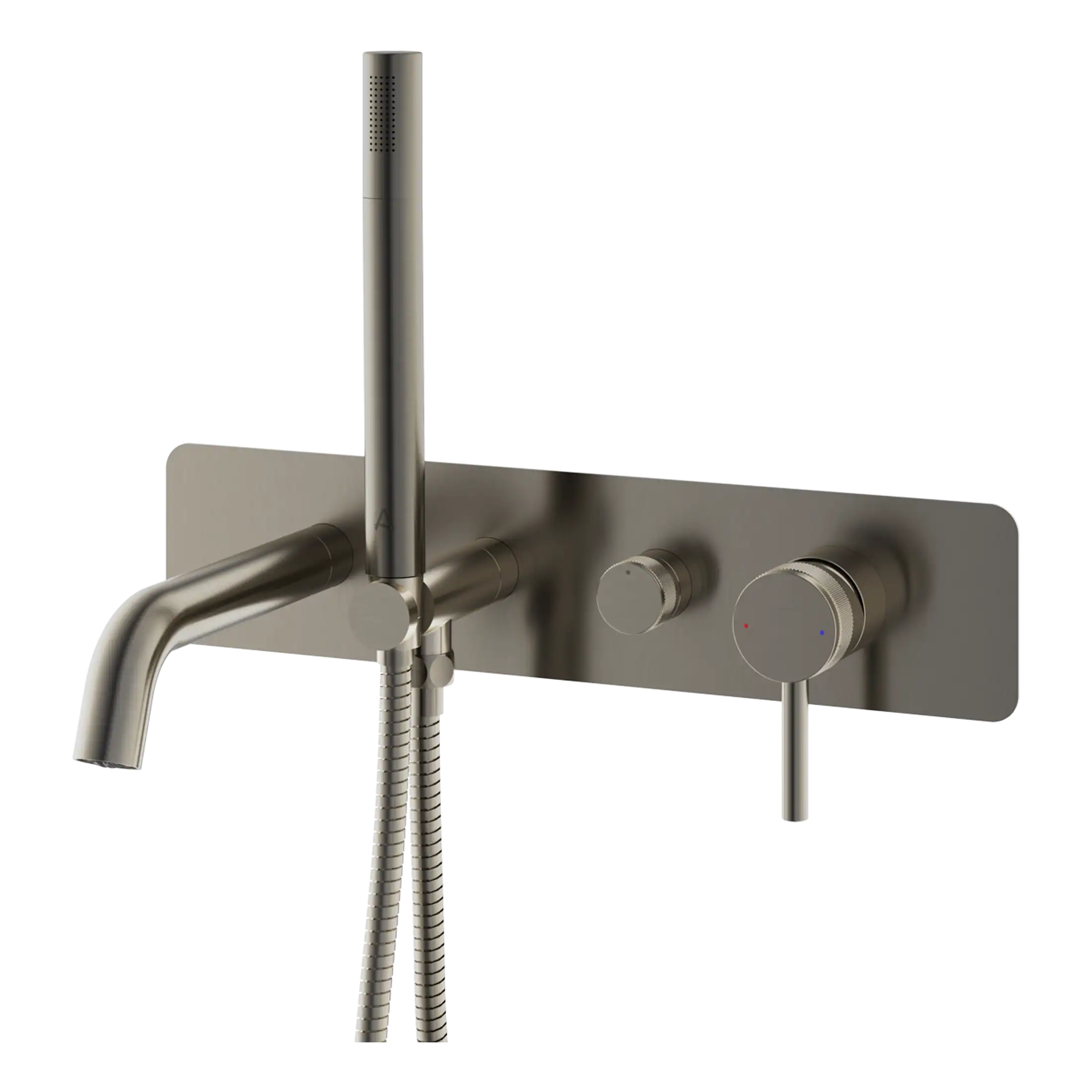 Aqualla Kyloe Wall Mounted Bath Shower Mixer Tap With Kit