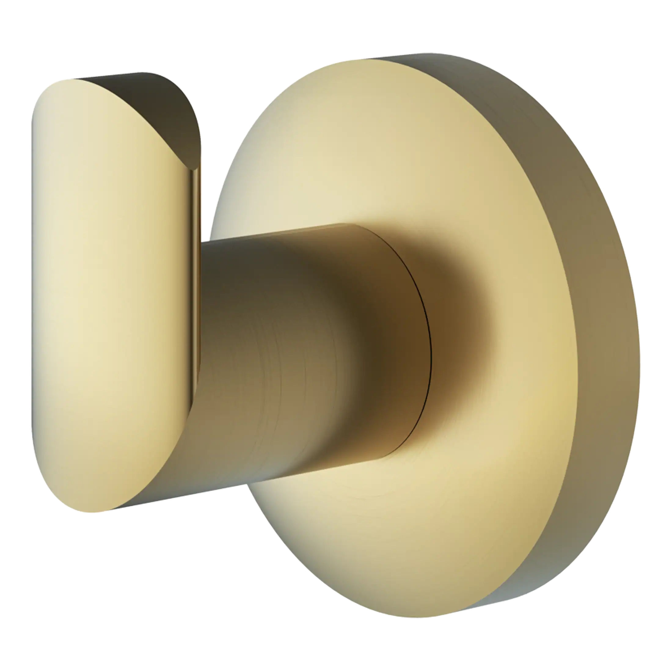 Gold bathroom door handle with modern sleek design, ideal for contemporary bathroom decor. Crafted for durability and ease of use, perfect for luxury bathroom renovations.