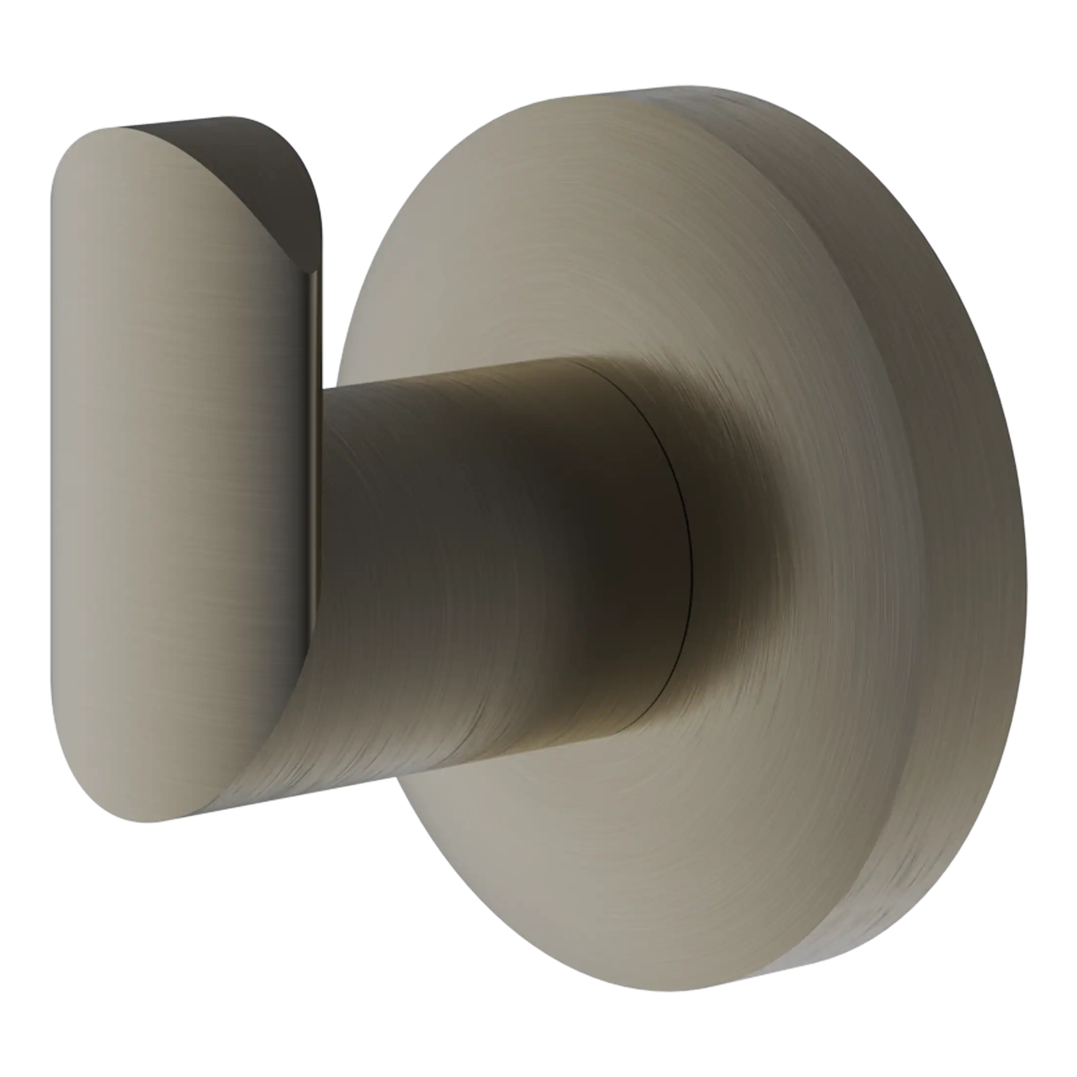 Stainless steel bathroom door handle with modern, sleek design, ideal for contemporary bathroom renovations and fittings. Durable brass construction with brushed finish for stylish elegance.