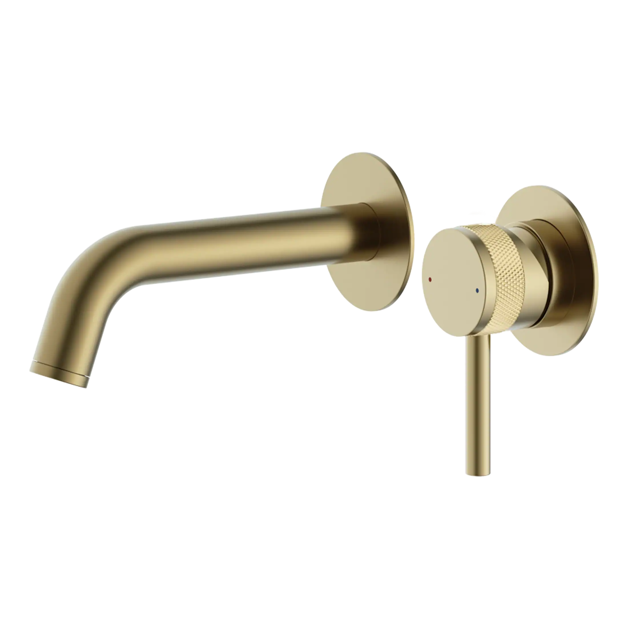 Aqualla Kyloe Wall Mounted Basin Mixer Tap With Clicker Waste