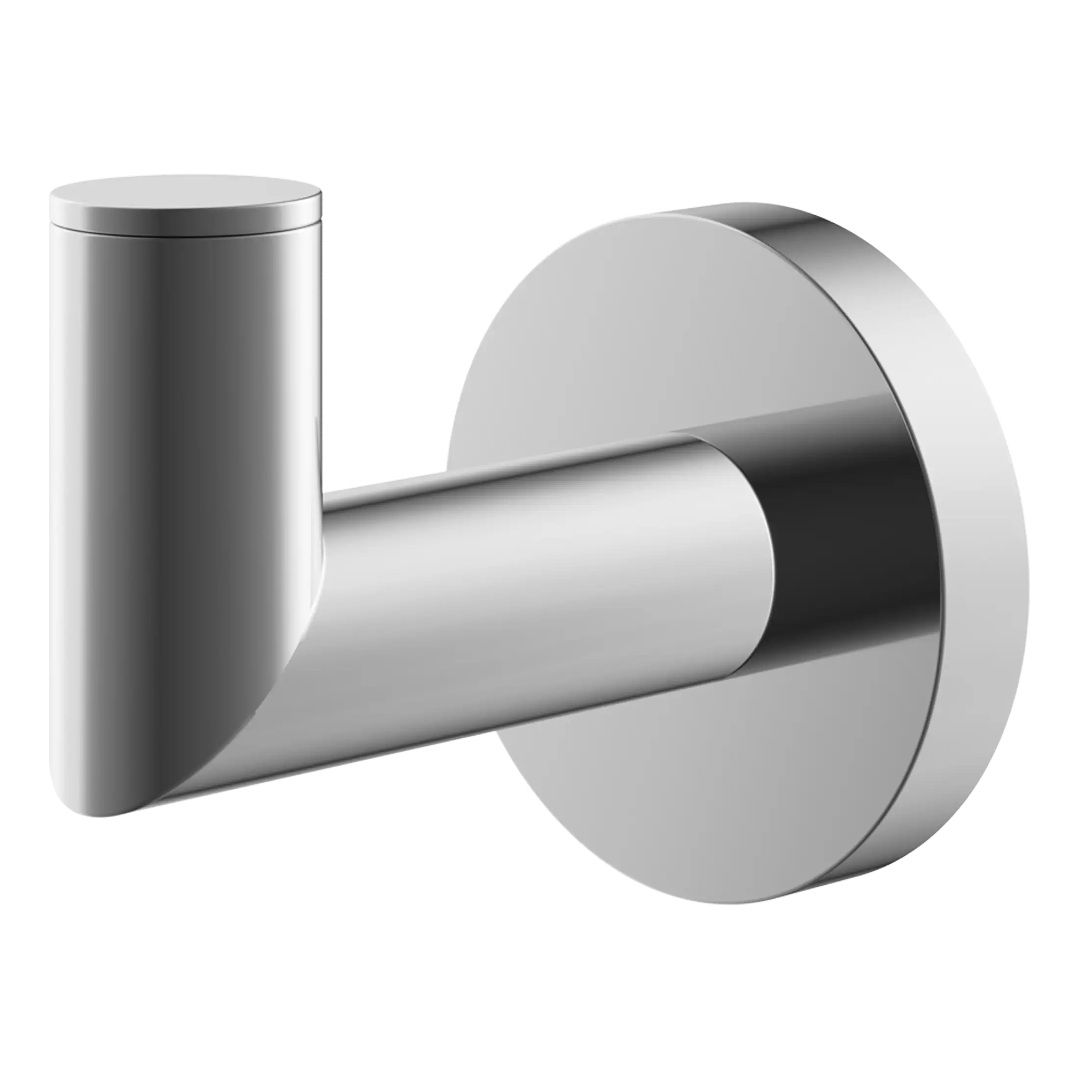 Polished chrome toilet paper holder wall mount, modern bathroom accessories by Bubly Bathrooms.
