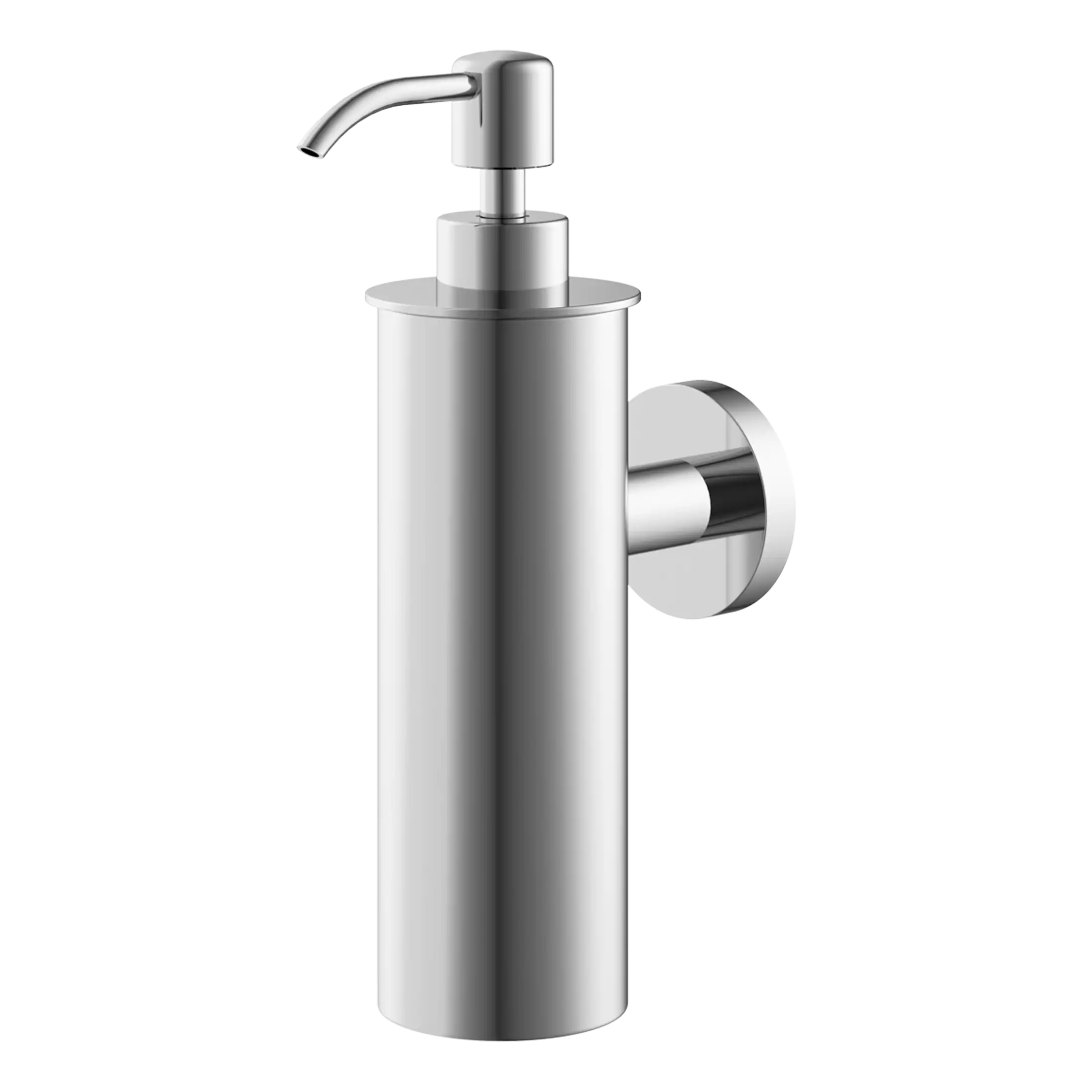Sleek stainless steel bathroom soap dispenser with pump, perfect for modern Restrooms, designed for convenience and hygiene. Fit for various bathroom styles, enhances clean aesthetic.