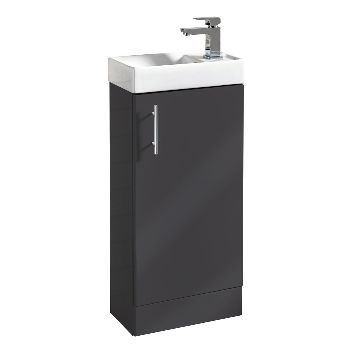 Scudo Lanza 400mm Floor standing Cloakroom Vanity Unit With Basin