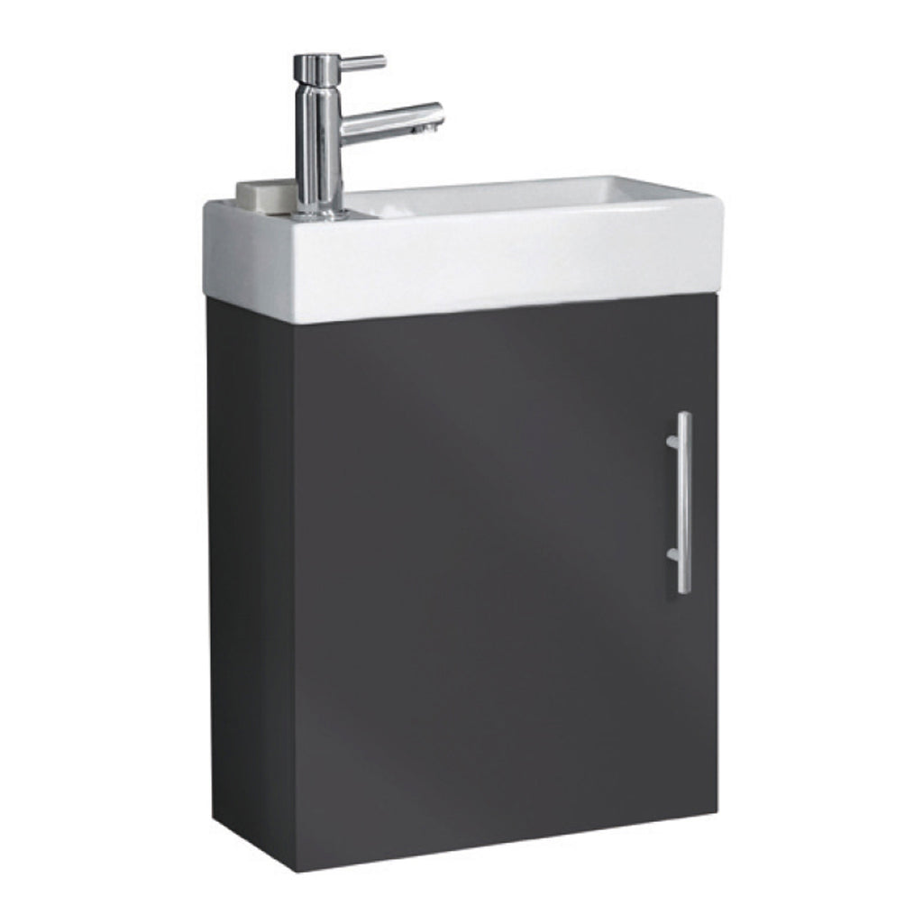 Scudo Lanza 400mm Wall Hung Cloakroom Vanity Unit With Basin