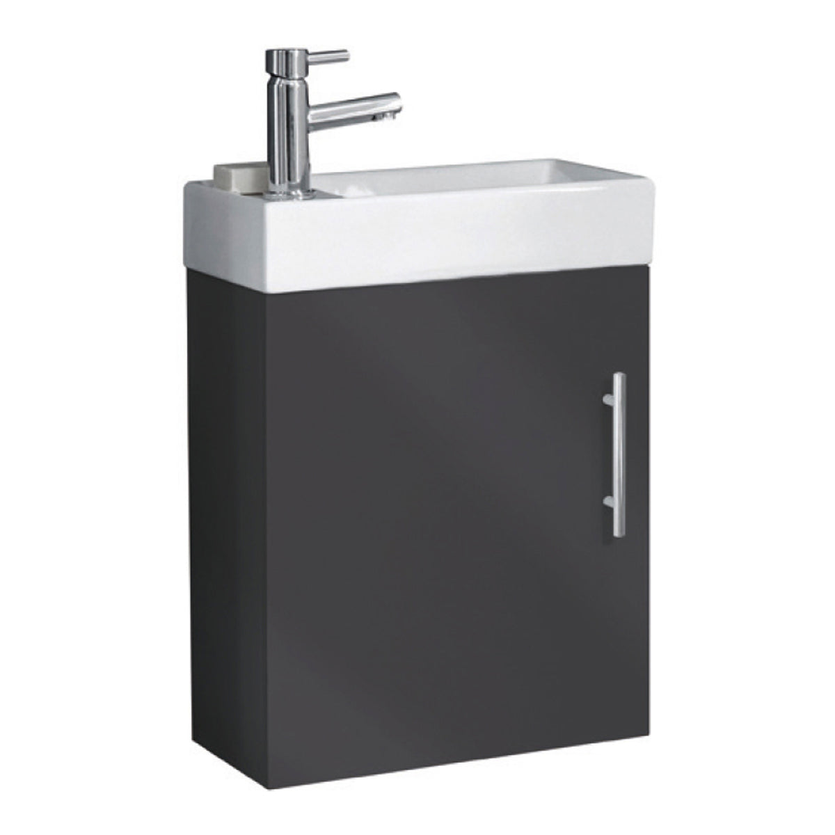 Scudo Lanza 400mm Wall Hung Cloakroom Vanity Unit With Basin