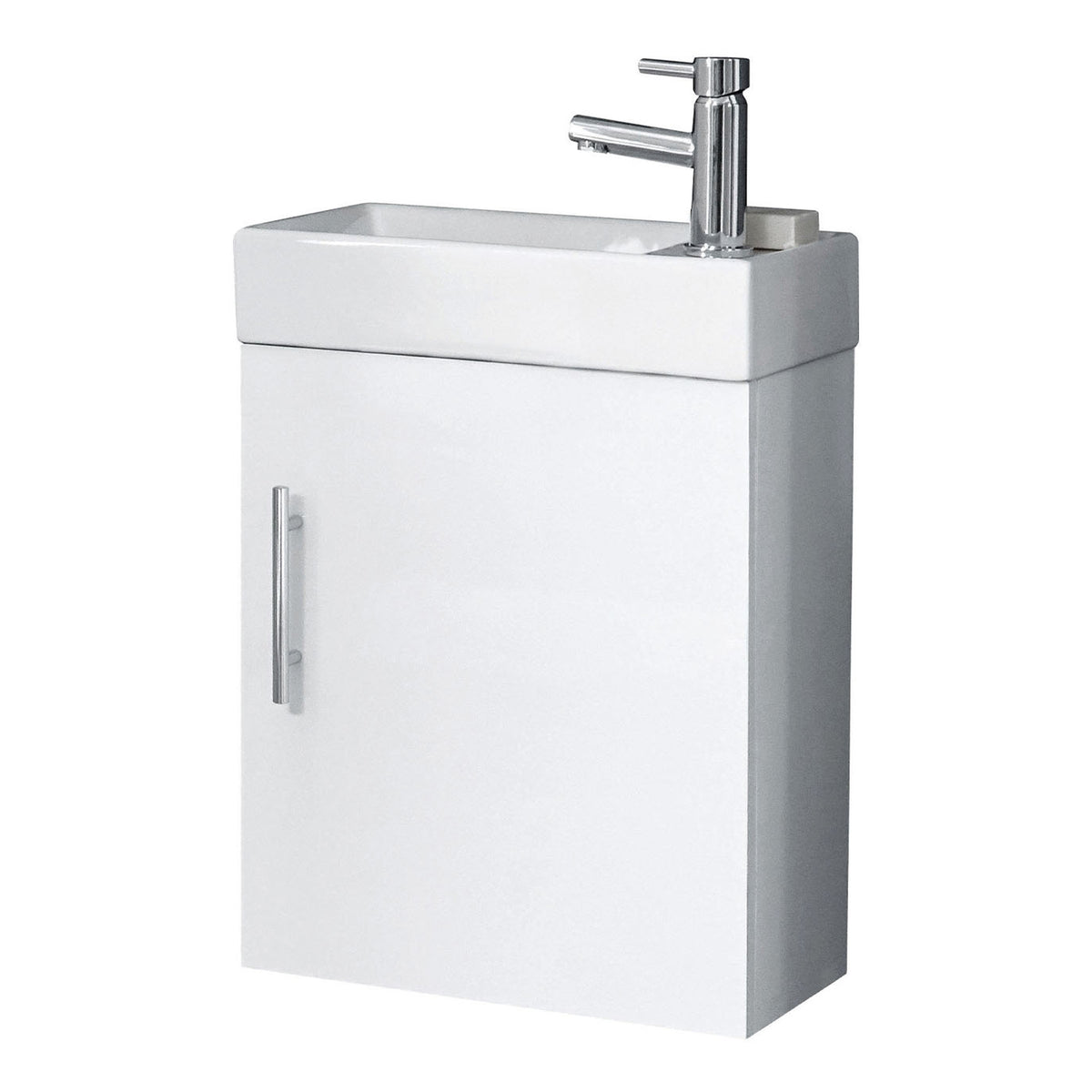 Scudo Lanza 400mm Wall Hung Cloakroom Vanity Unit With Basin