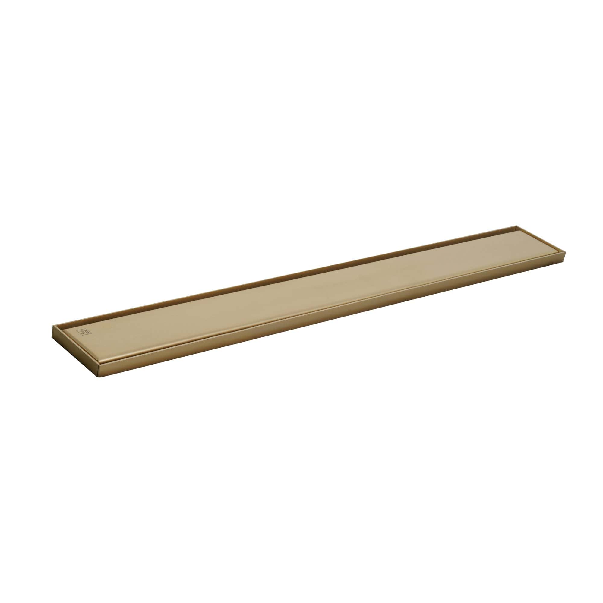 Sleek beige bathroom tray for organising toiletries and bath essentials, perfect for modern bathrooms. Durable, stylish, and functional accessory from Bubly Bathrooms.