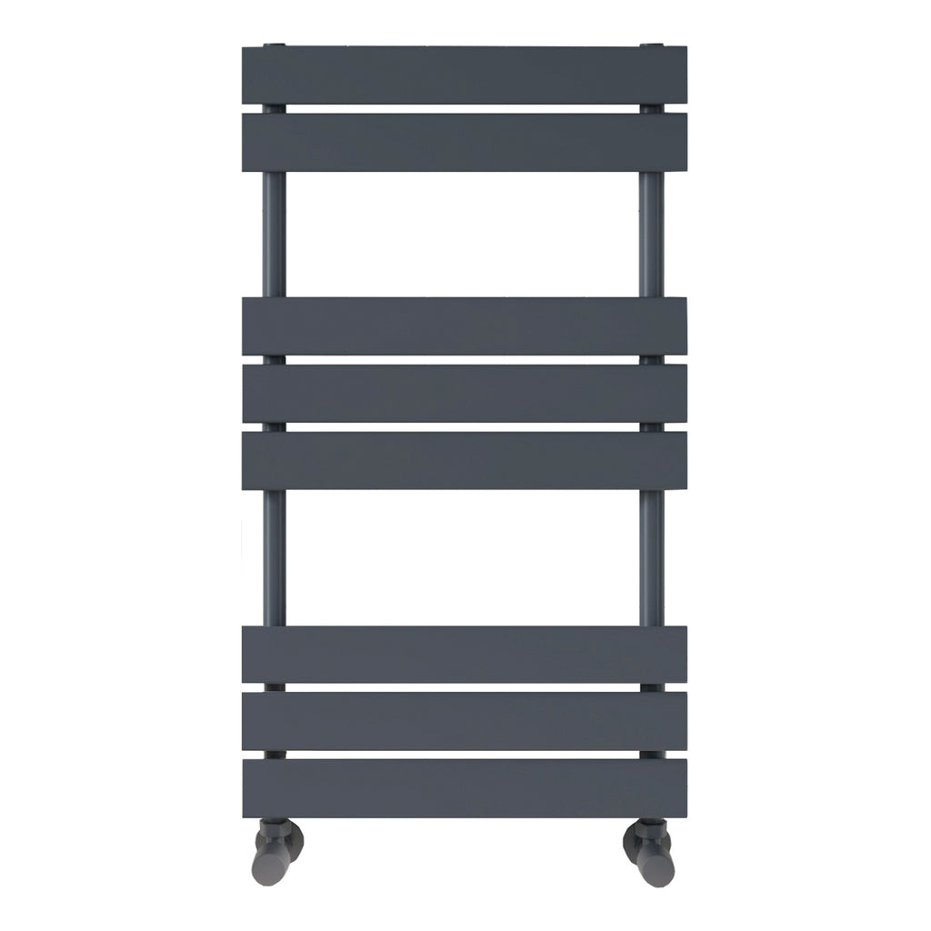 Scudo Life Flat Panel Heated Towel Rail, 800mm x 450mm / Anthracite