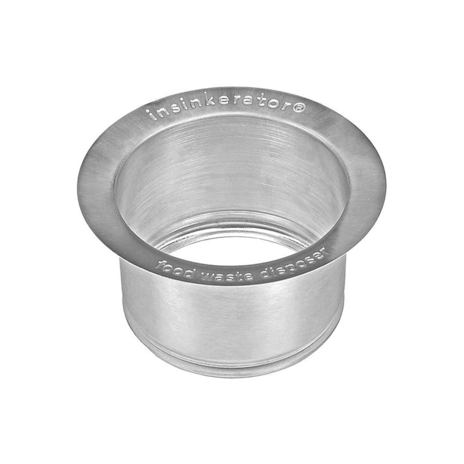 Aluminium food waste disposal unit insinkerator branded kitchen accessory for eco-friendly waste management.