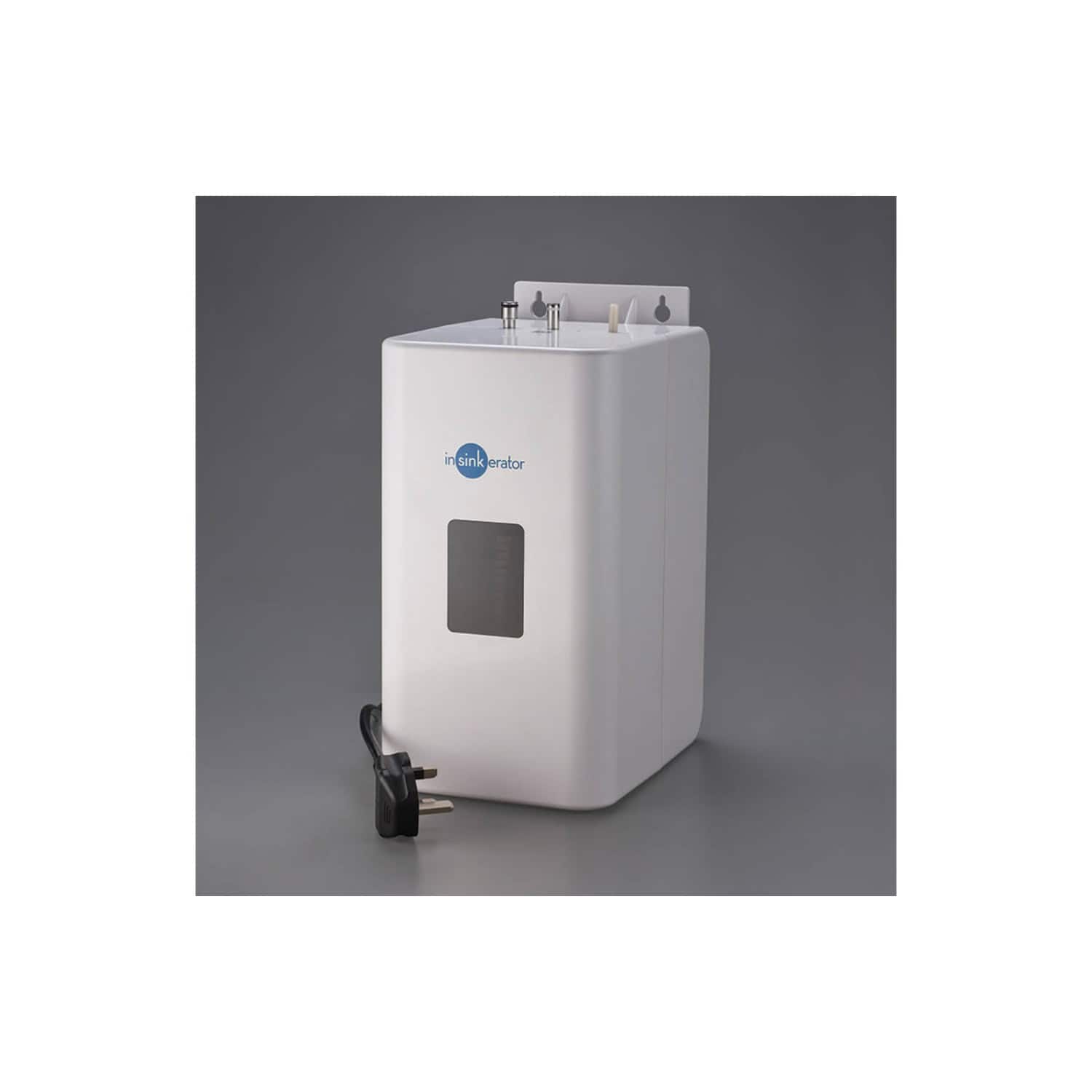 Compact portable sink for hygiene and sanitation in bathrooms, offices, and public spaces. Features a user-friendly design with a water outlet, power cord, and touchless technology for easy operation.