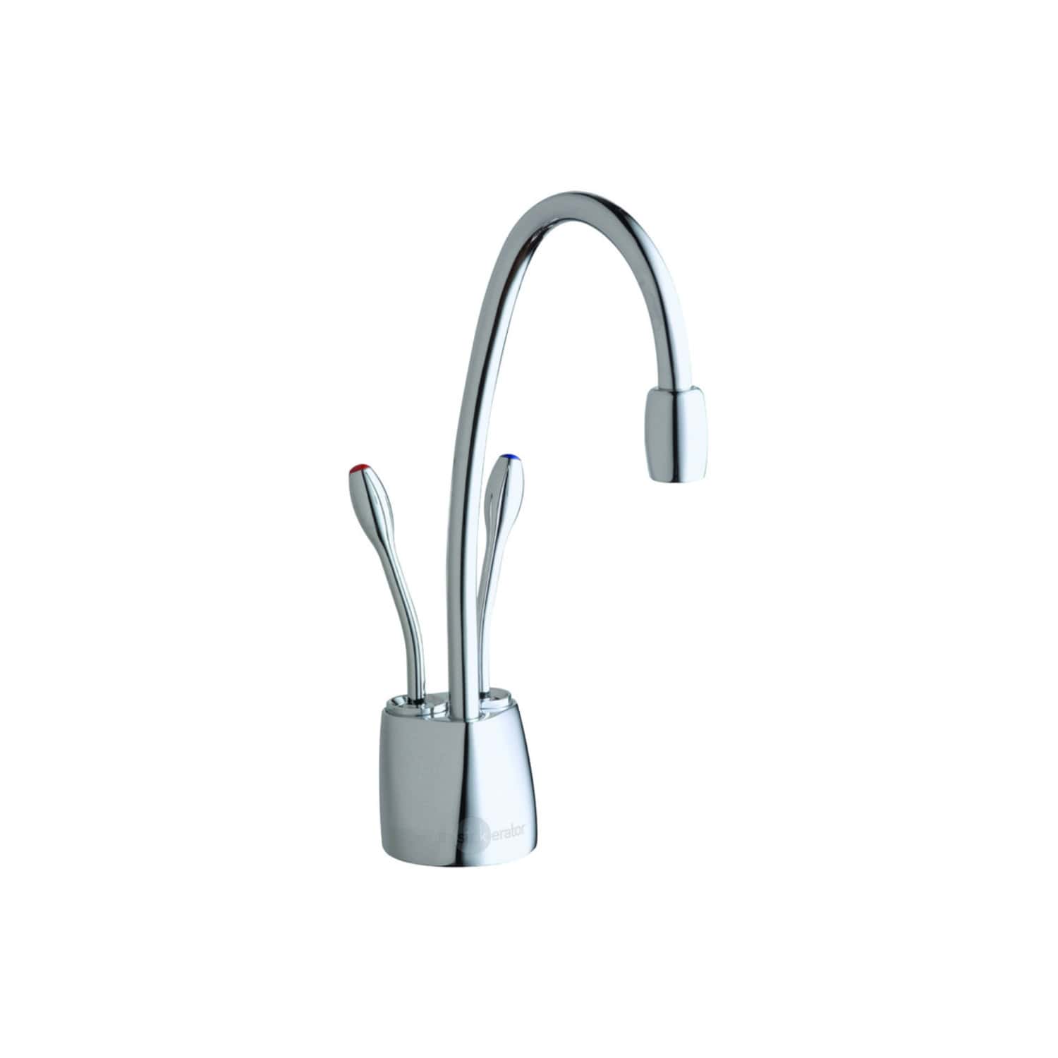 Sleek chrome kitchen tap with modern design and dual handles, ideal for contemporary bathroom or kitchen sinks. High-quality finish for durability and easy maintenance.