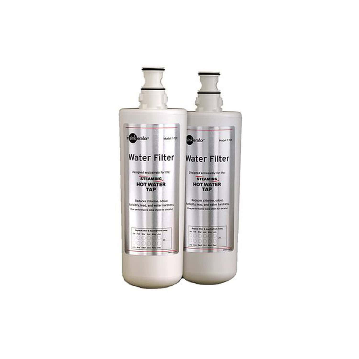 Water filter cartridges for hot water taps, designed to reduce odour, limescale, and water hardness, ensuring cleaner hot water for bathrooms and kitchens.