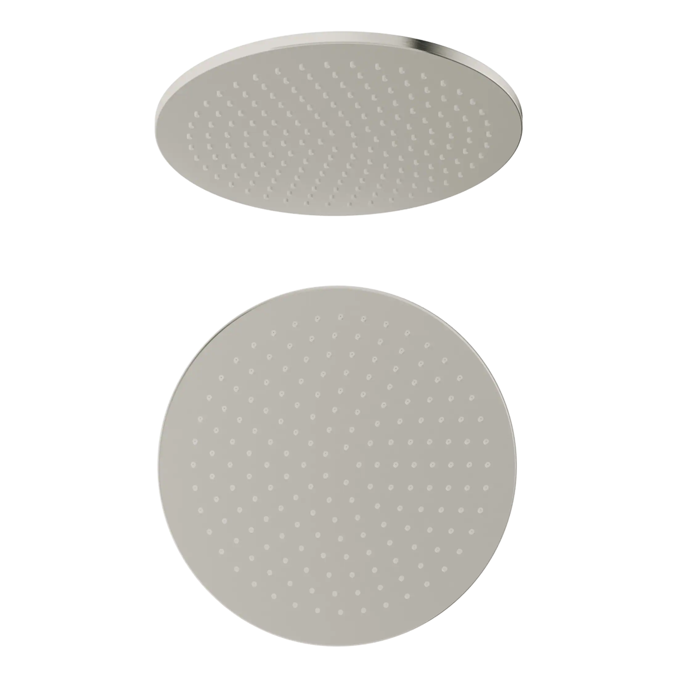 Sleek modern bathroom shower head with round, minimalist design, crafted in durable chrome finish, ideal for luxurious and functional bathroom renovations.