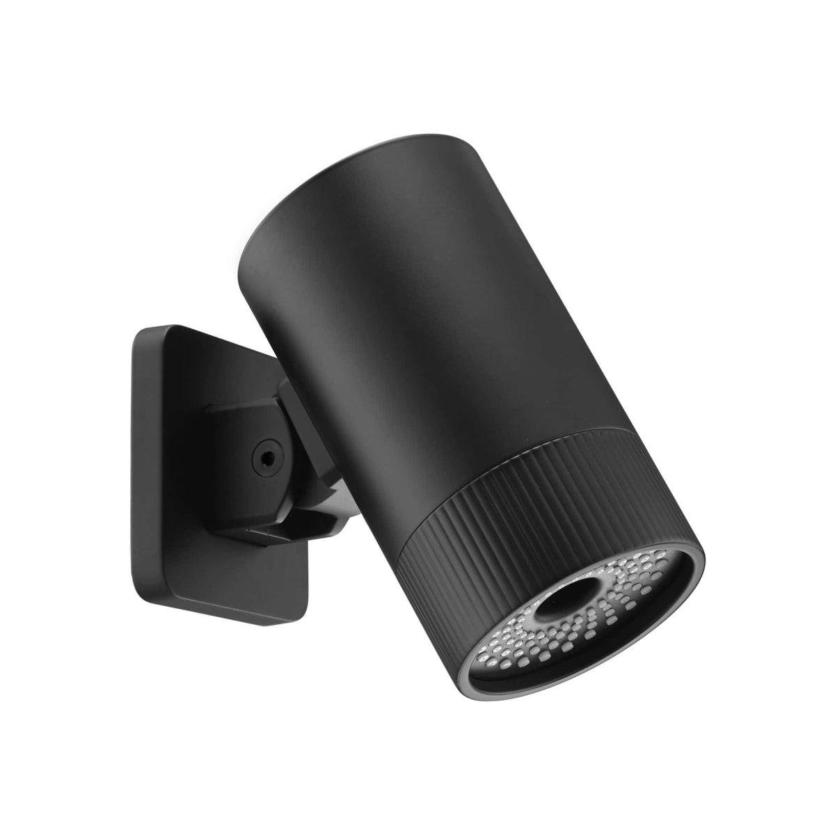 Adjustable black LED bathroom spotlight with modern design for elegant lighting solutions. Ideal for enhancing bathroom atmospheres and highlighting features. Recessed wall mount, energy-efficient, versatile.