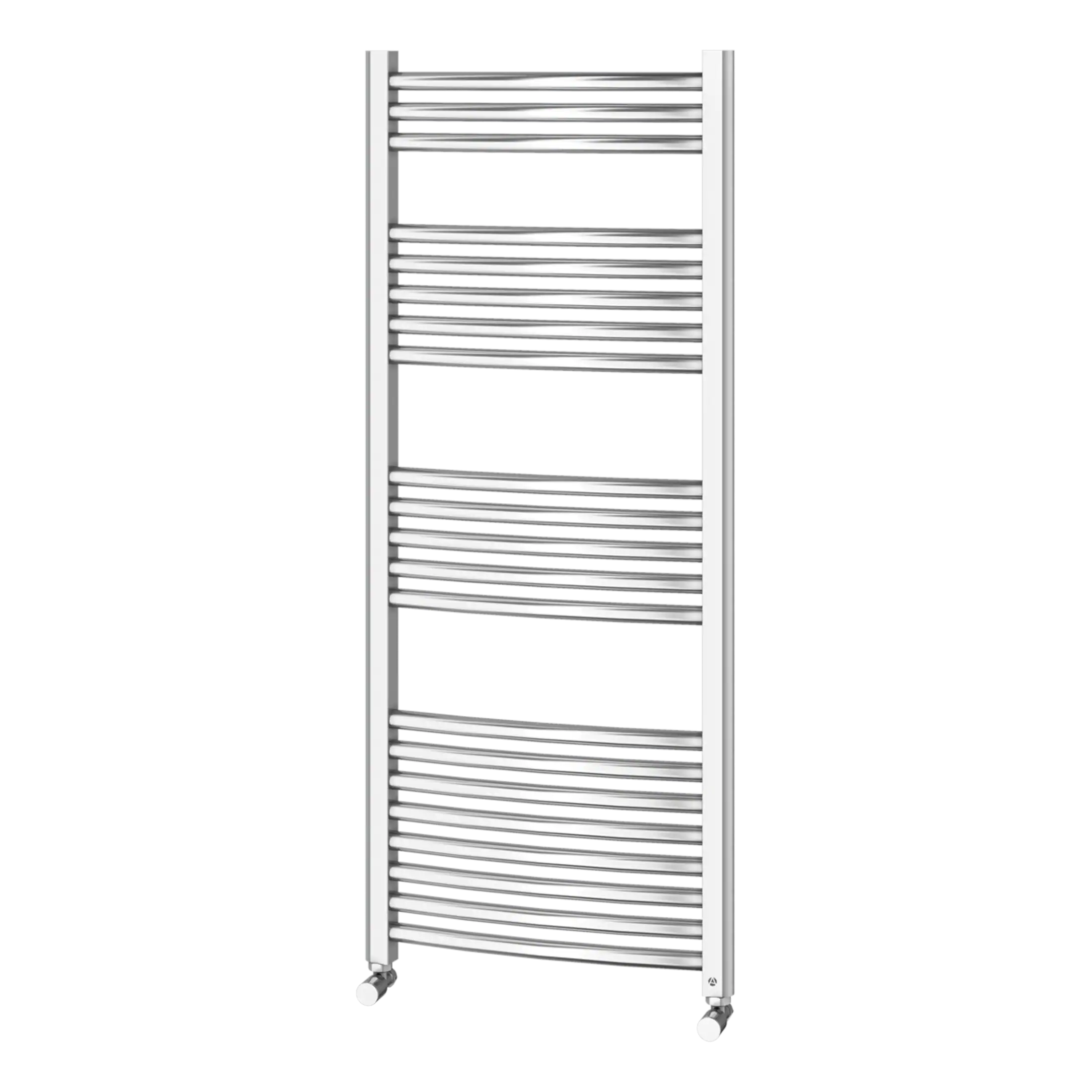 Sleek chrome towel radiator designed for modern bathrooms, providing efficient heating and towel drying solutions. Perfect for contemporary Bubly bathroom aesthetics.