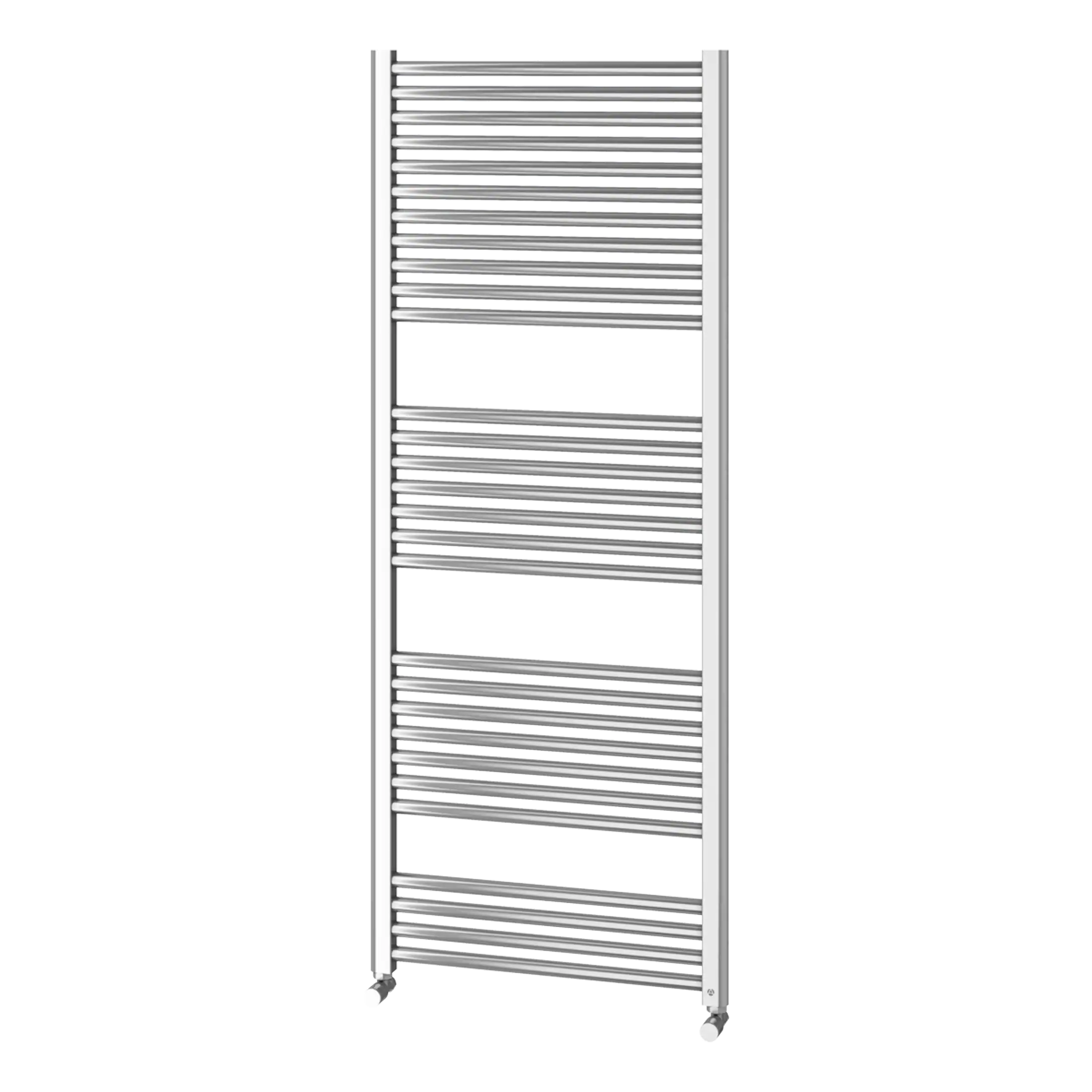 Sliding heated towel rail radiator, modern chrome bathroom towel warmer for luxury bath, energy-efficient heating solution, elegant bathroom heating fixture.