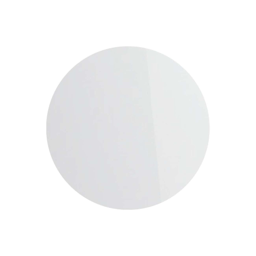 Spheric white bathroom light fixture, modern minimalist design, ideal for contemporary bathrooms and ensuite spaces. Perfect for creating a sleek, bright atmosphere.
