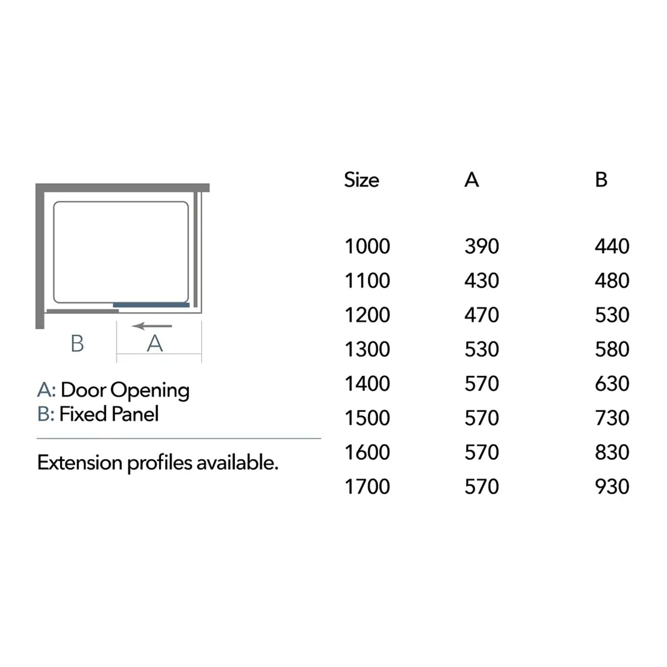 220x200 bathroom shower tray dimensions, technical specifications, and installation guide for Bubly Bathrooms. Includes door opening and fixed panel measurements for custom bathroom fitment.