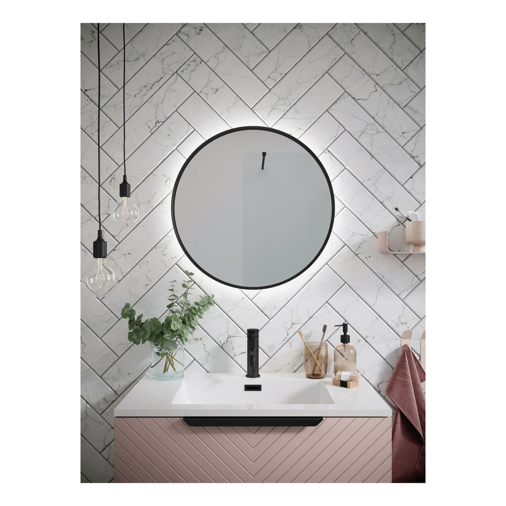 Scudo Macie Led Mirror - 600mm Wide - lifestyle