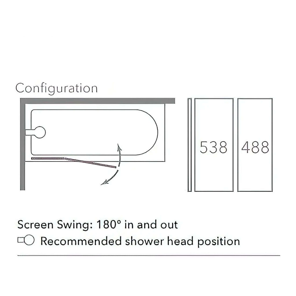 Flexible bathtub installation diagram with measurements for optimal bathroom layout and shower head positioning. Suitable for modern bathroom designs and space planning.