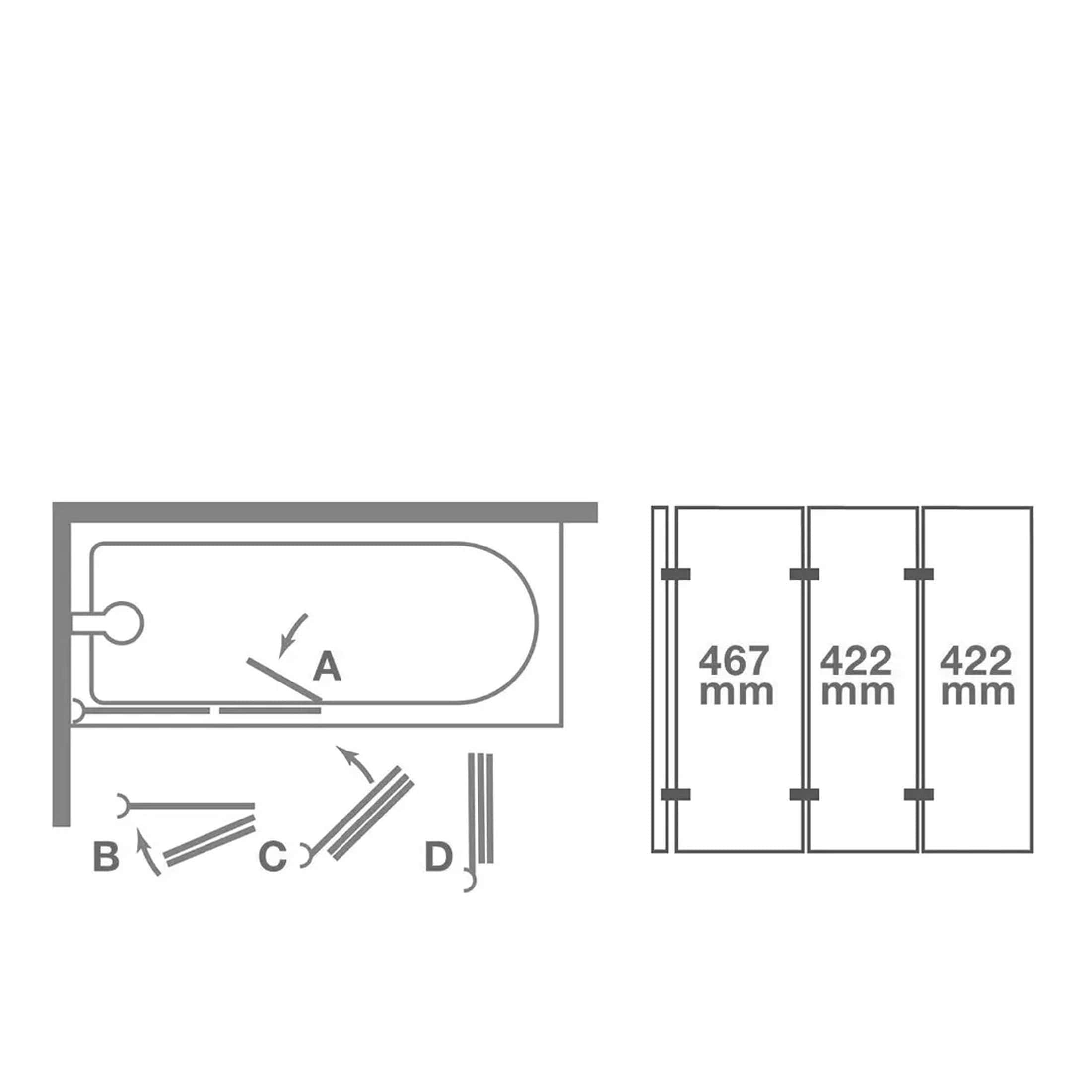 Flexible, modern bathroom shower installation with precise measurements and diverse shower components, ideal for custom bathroom designs and renovations.