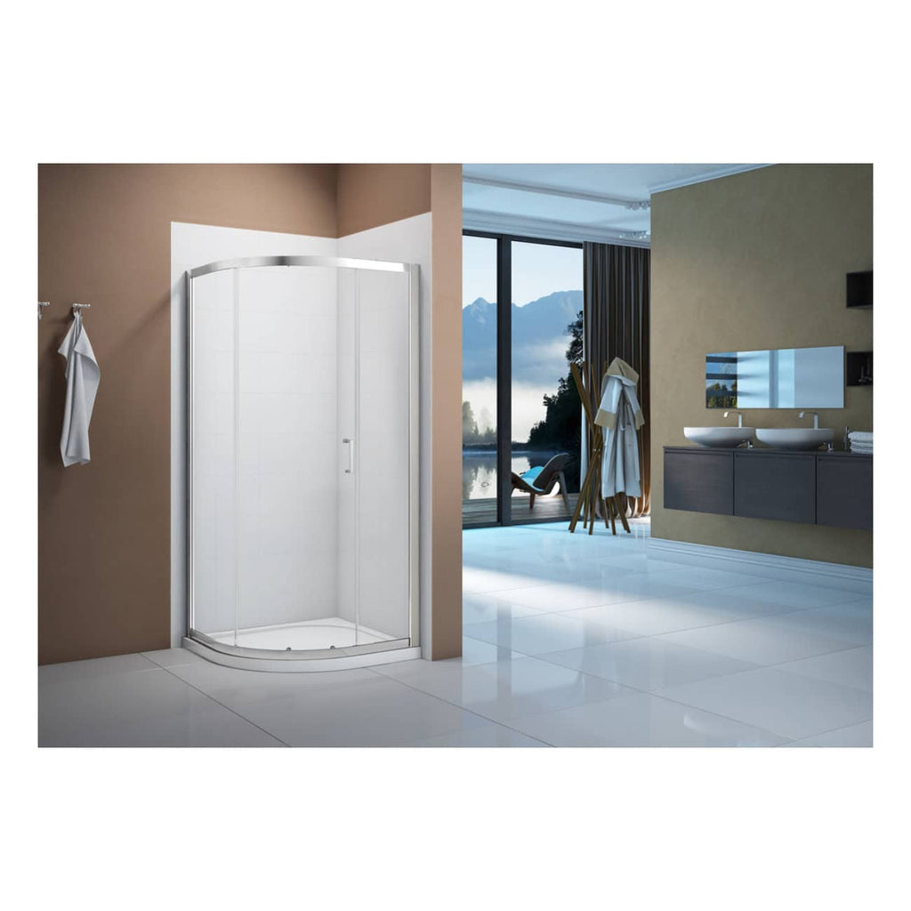 Modern corner shower enclosure with frosted glass panels, sleek metal frame, and spacious design, ideal for contemporary bathrooms. Perfect for enhancing bathroom functionality and aesthetics.