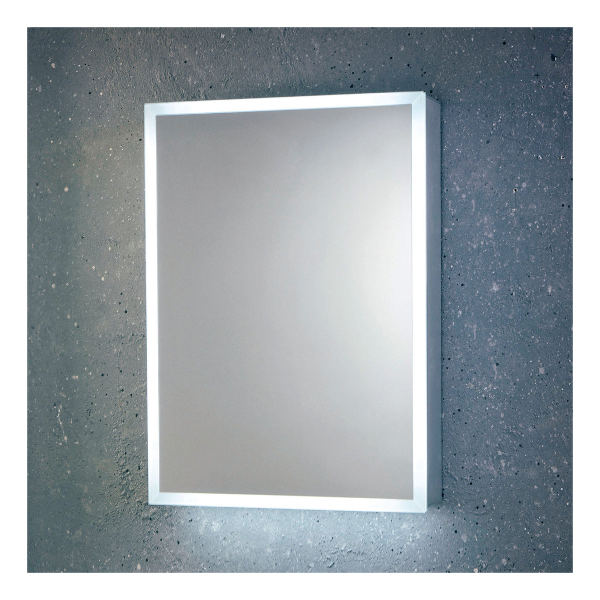 Scudo Mia Single Door Mirror Cabinet - 500mm X 700mm - lifestyle