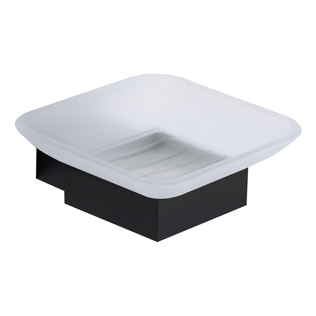Scudo Mono Soap Dish Holder - Matt Black