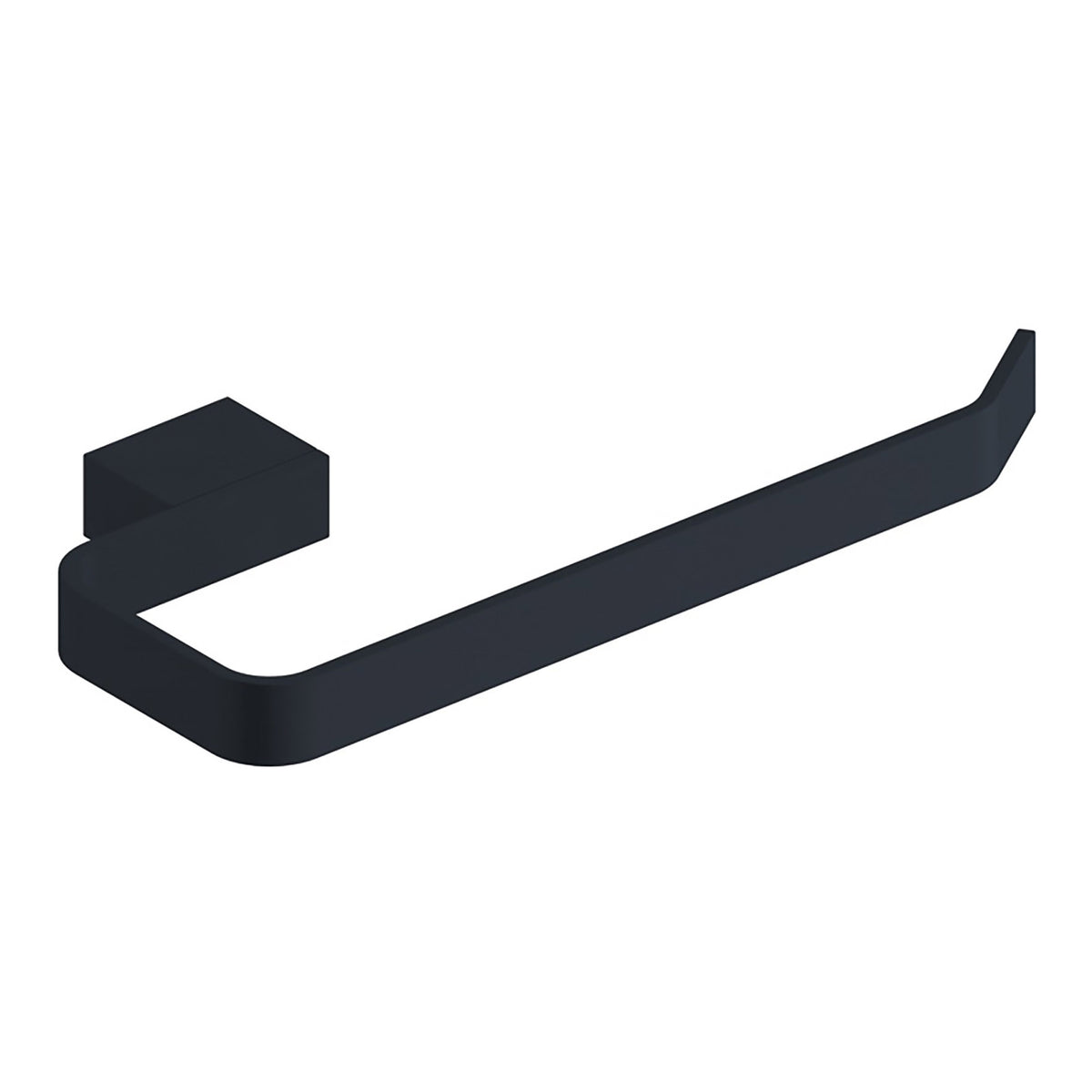 Scudo Mono Towel Ring - Matt Black
