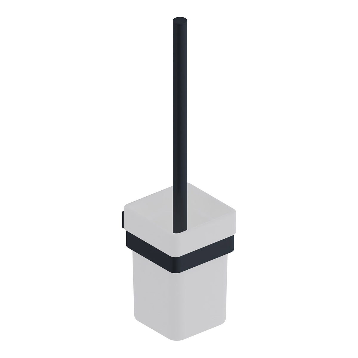 Scudo Mono Toilet Brush Set - Matt Black