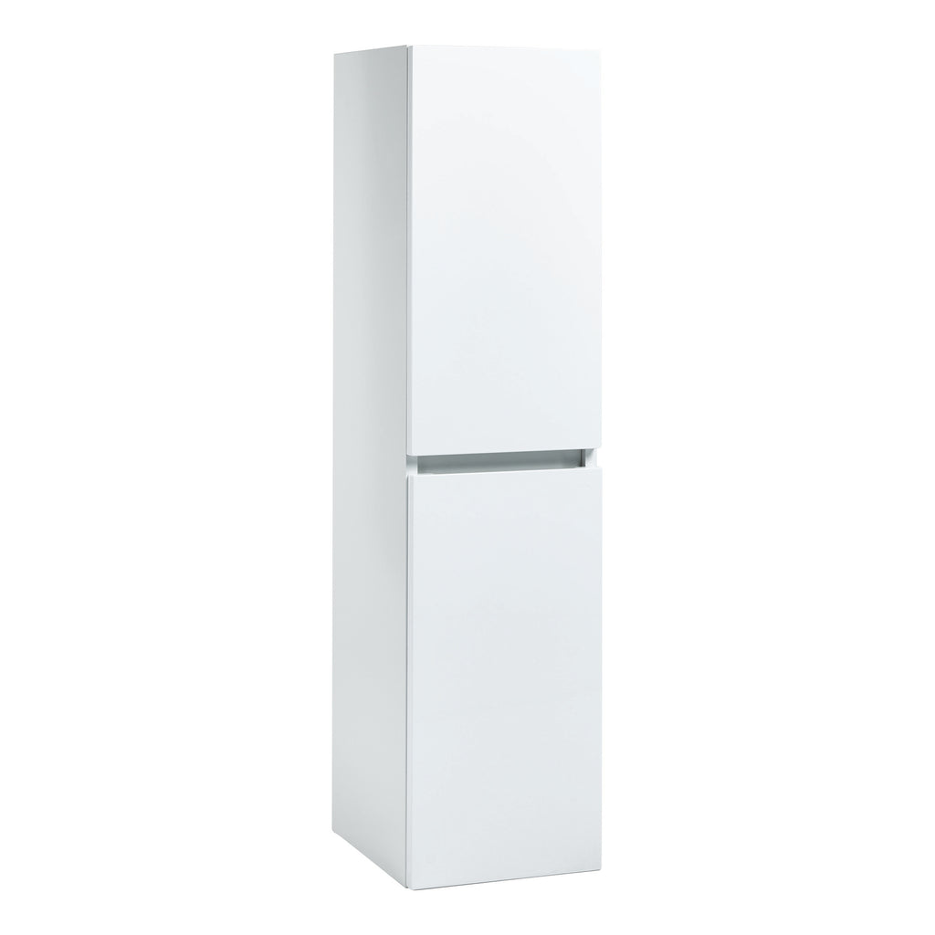 Scudo Muro 1200mm Wall Hung Tall Storage Unit, Gloss White
