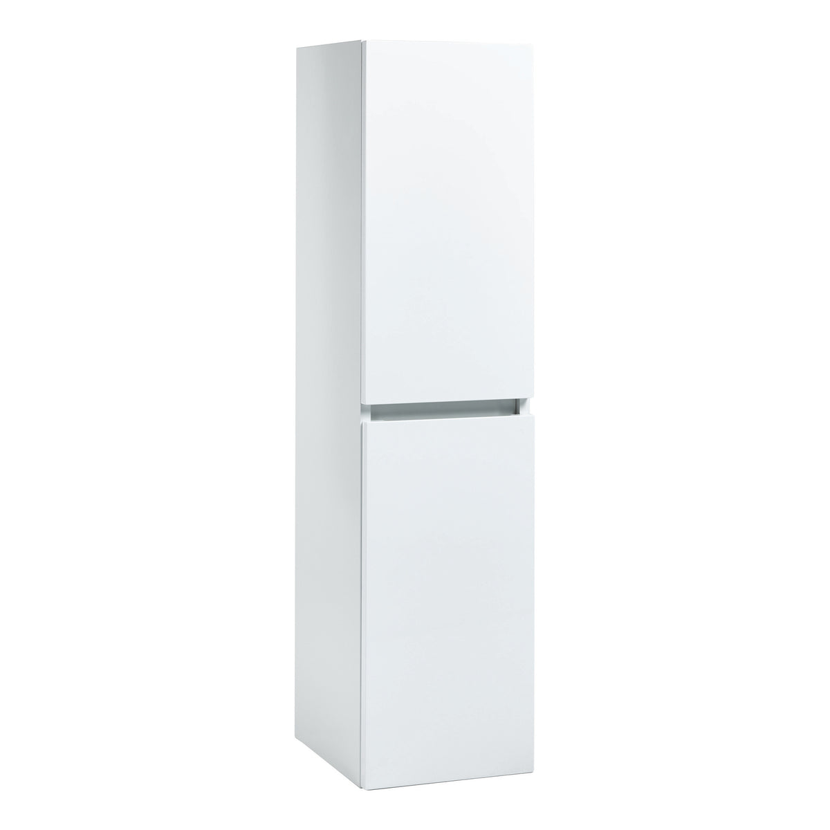 Scudo Muro 1200mm Wall Hung Tall Storage Unit, Gloss White