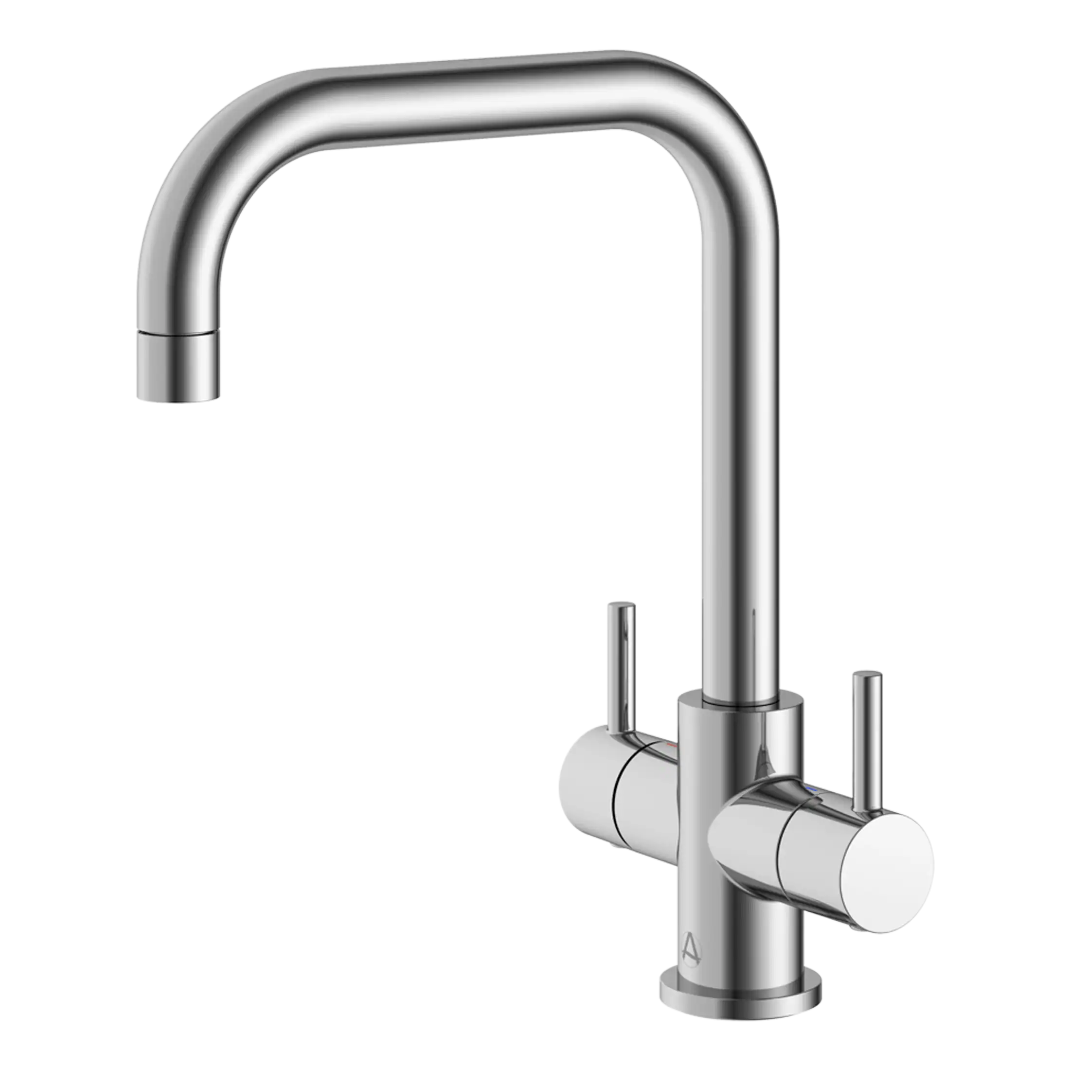 Sleek modern kitchen tap in polished chrome finish, ideal for contemporary bathrooms and kitchens. Durable and easy to clean, perfect for everyday use.