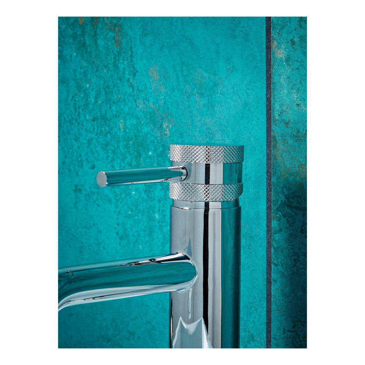 Scudo Core Mono Basin Mixer Tap, Chrome - detail