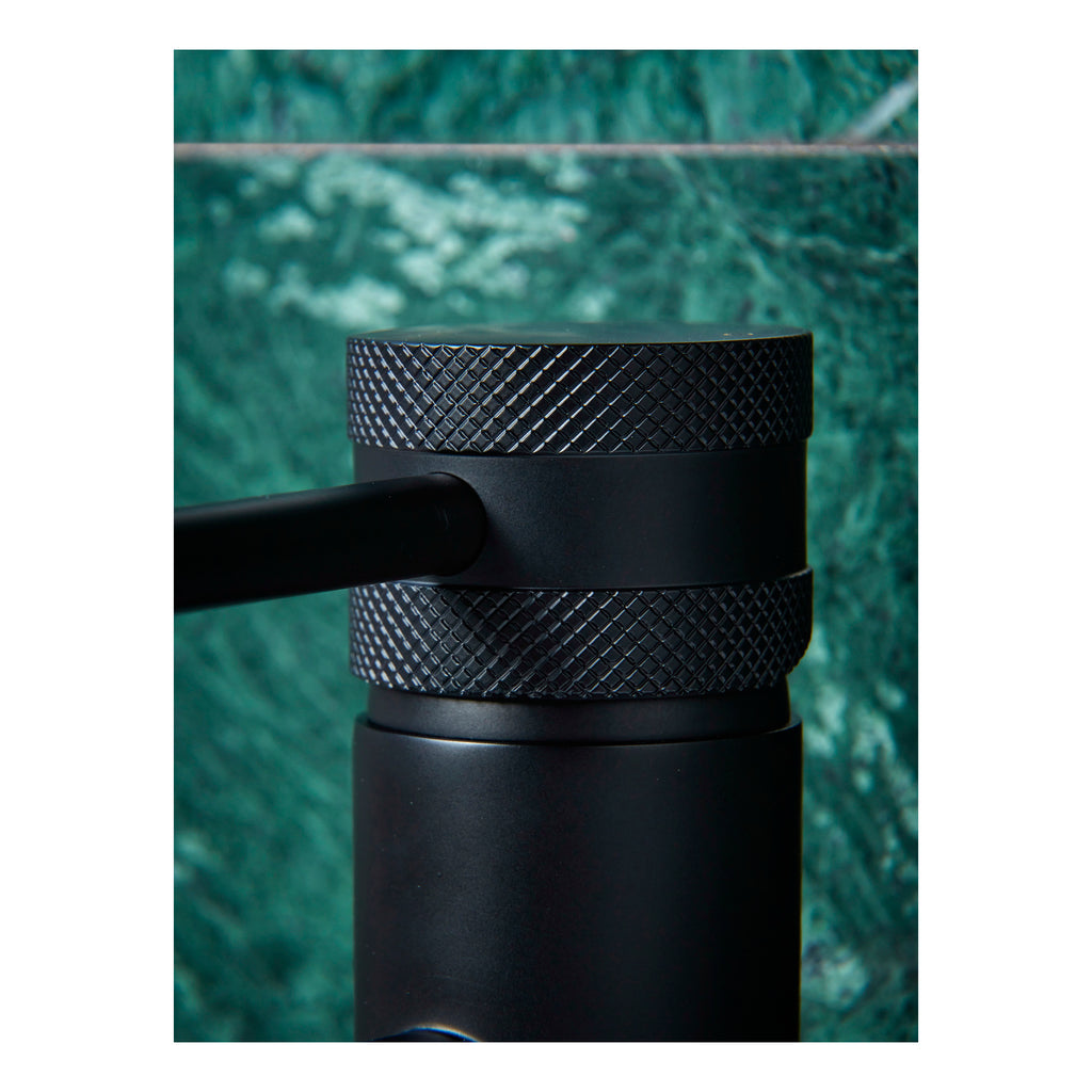 Scudo Core Mono Basin Mixer Tap, Matt Black - detail