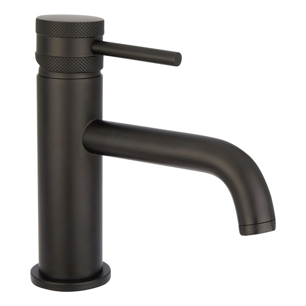 Scudo Core Mono Basin Mixer Tap, Matt Black