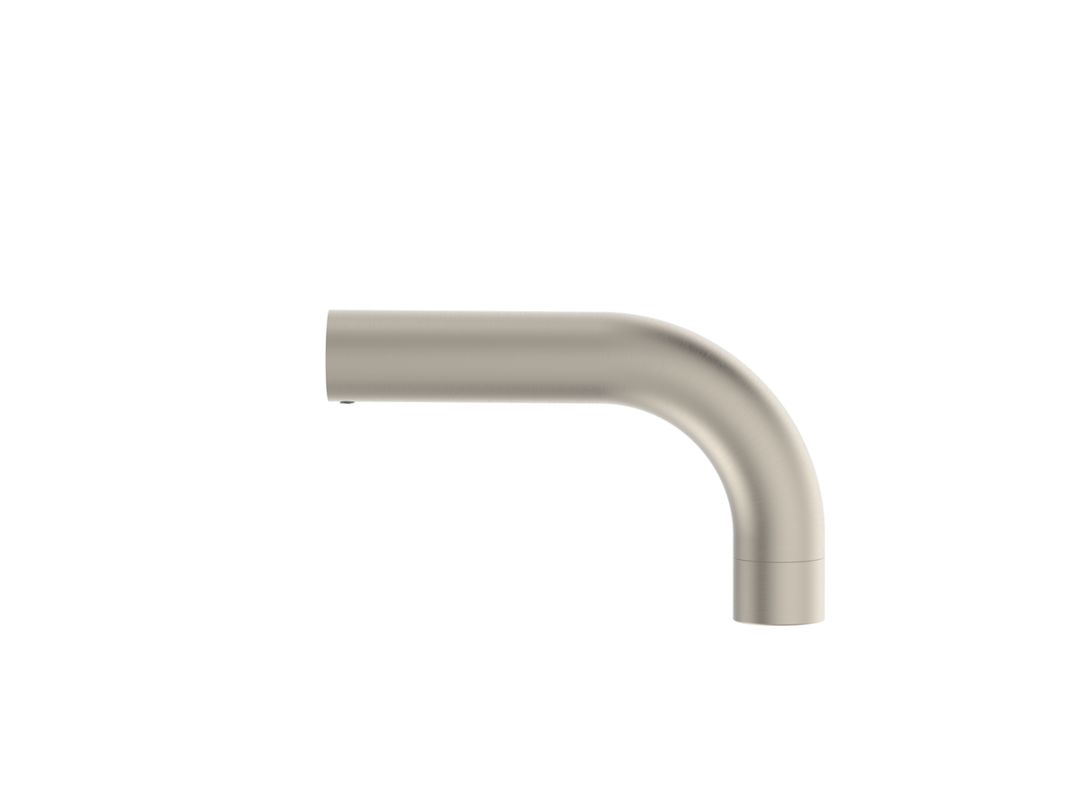 Scudo Core Cloakroom Brass Spout 140mm - Brushed Nickel