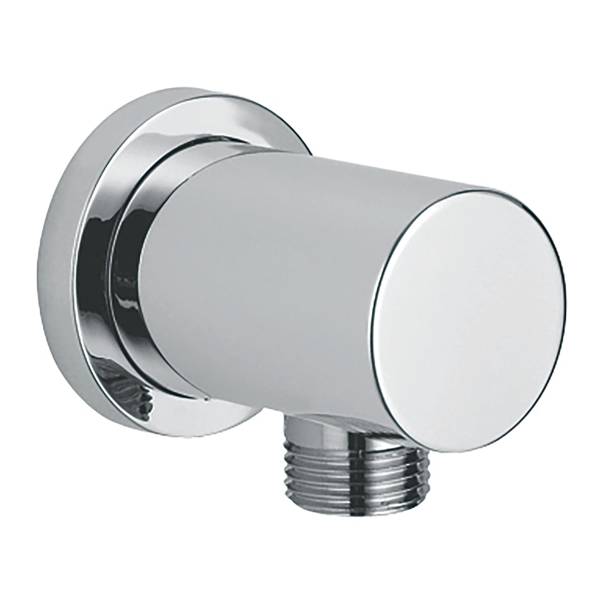 Scudo Round Outlet Elbow, Chrome