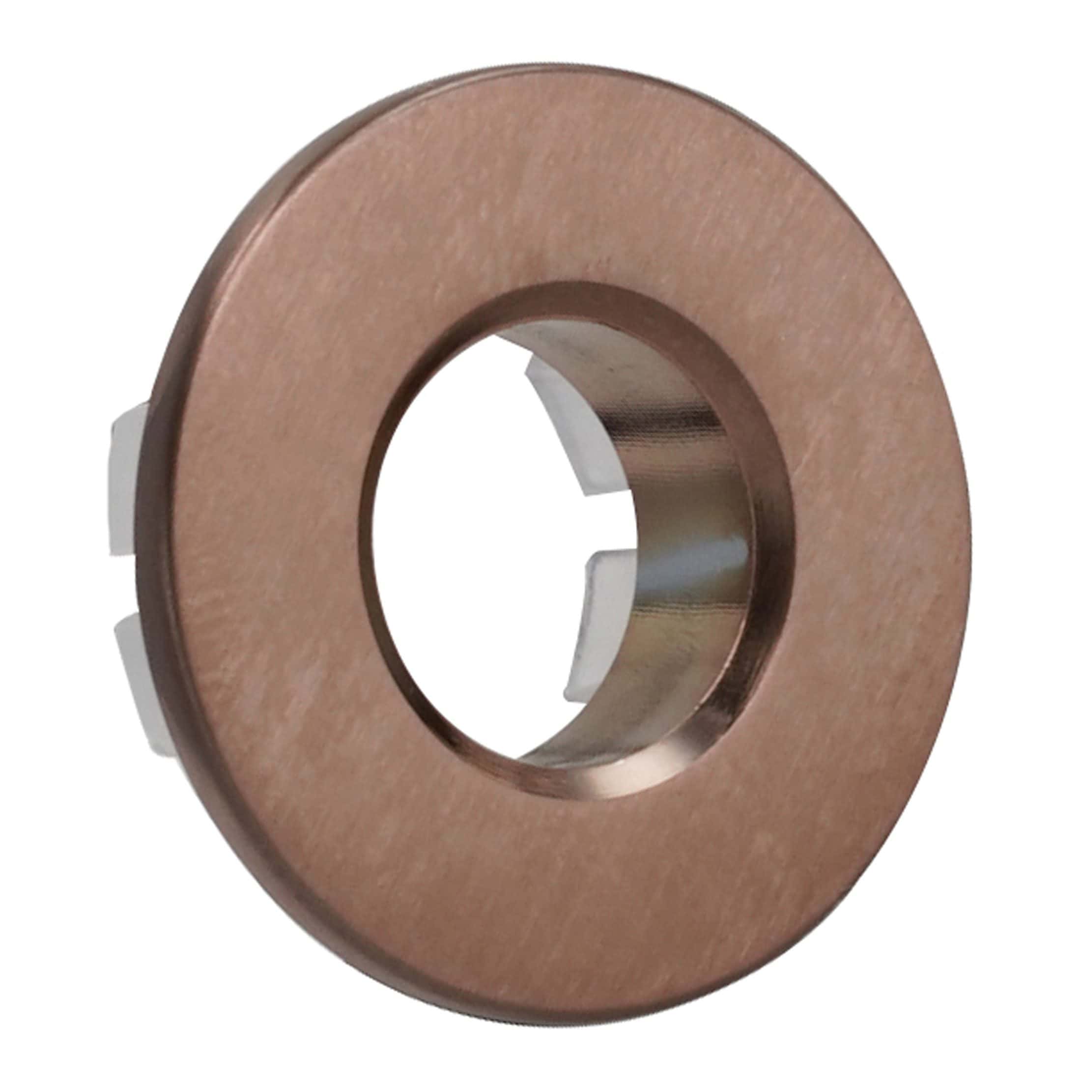 Bright copper plumbing washer for bathroom fittings and fixtures, ensuring leak-proof seals in modern bathroom installations. Perfect for repairing or upgrading bathroom plumbing systems.