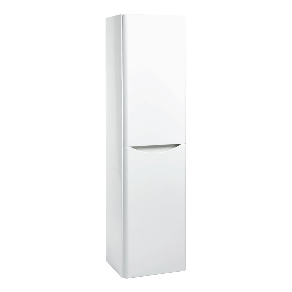 Scudo Bella 1500mm Tall Storage Unit, Gloss White