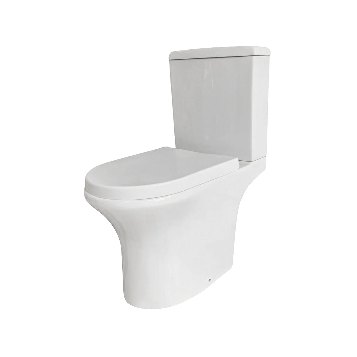 Scudo Diva Rimless Close Coupled Toilet With Cistern & Soft Close Seat