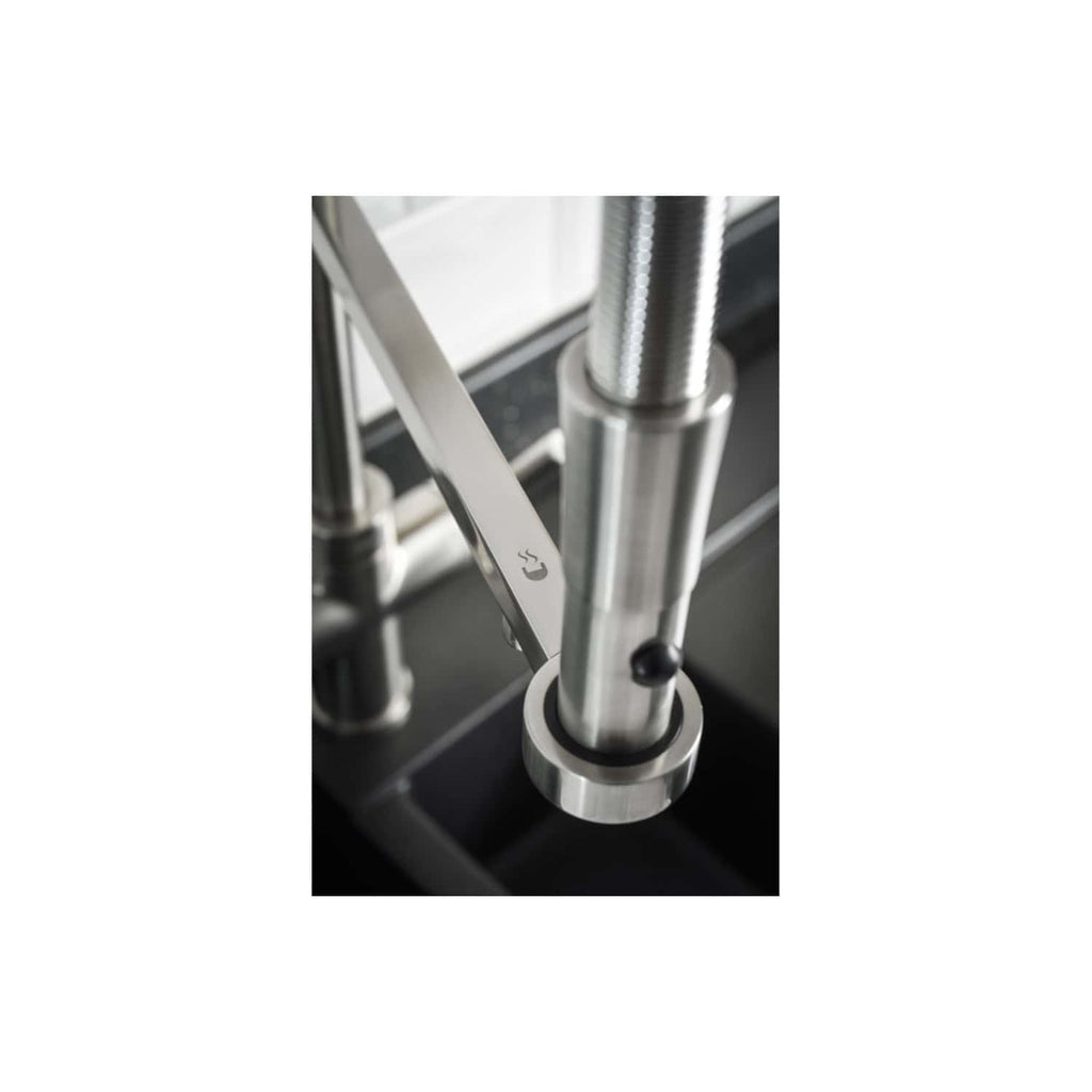 Precision bathroom fixtures showcasing modern design and stainless steel components for luxury Bubly bathrooms.