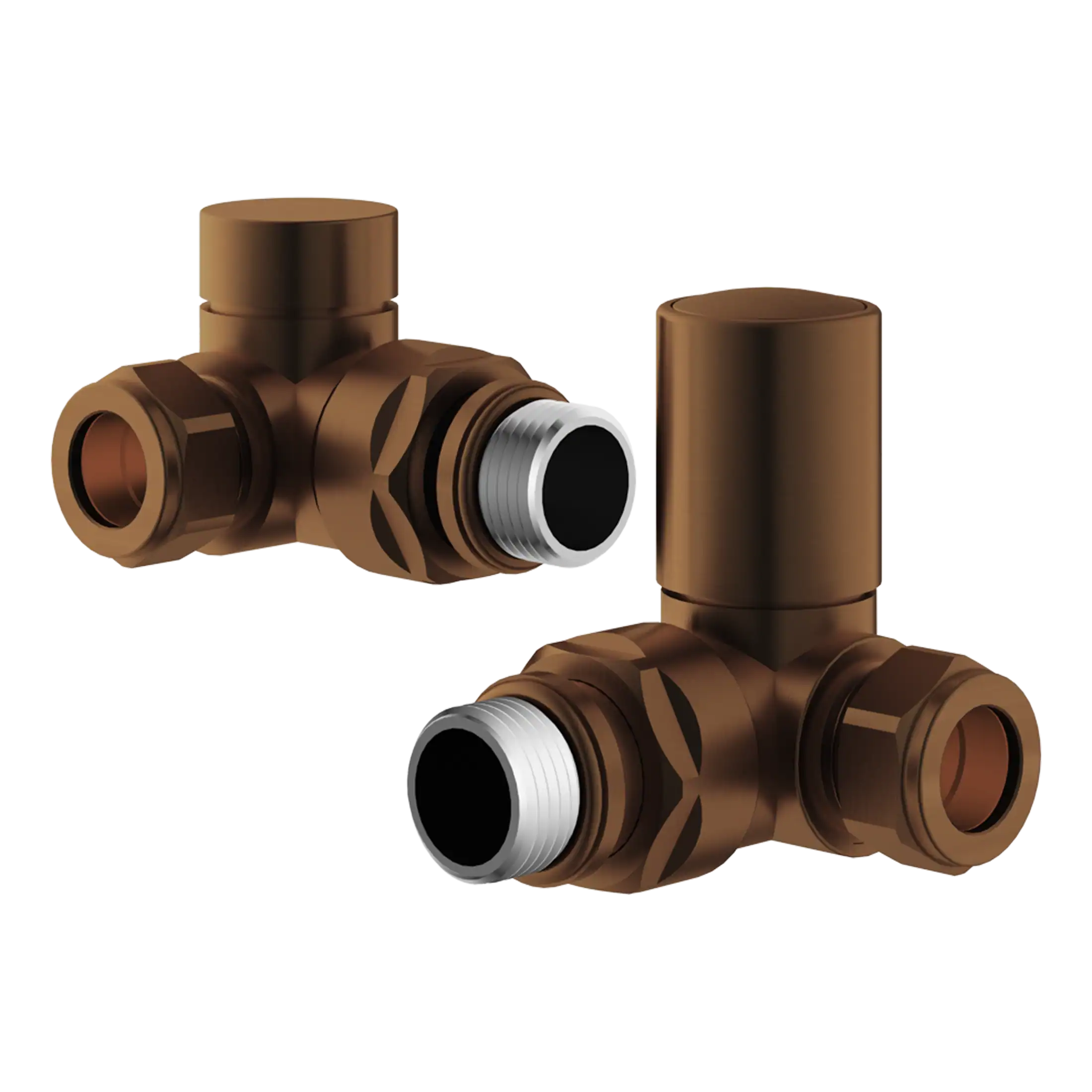 Aqualla Round Corner Radiator Valves