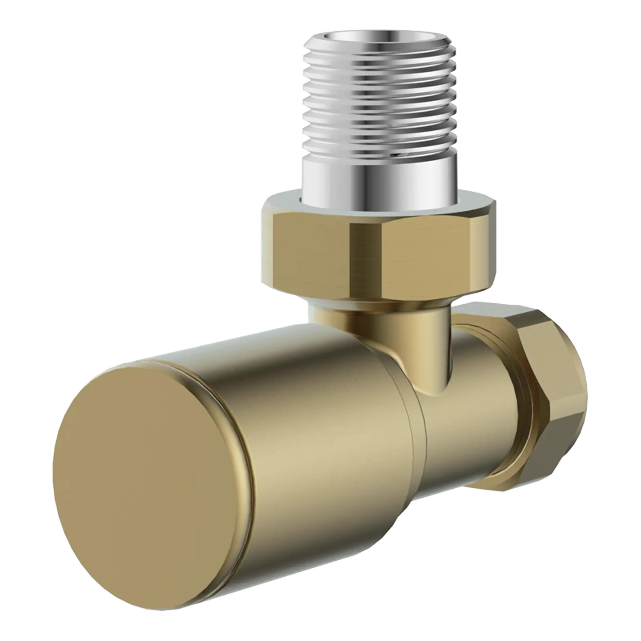 Shower valve fixture with brass finish for bathroom plumbing repair and installation. Suitable for modern bathrooms, ensuring reliable water flow control. Perfect for residential and commercial bathroom projects.