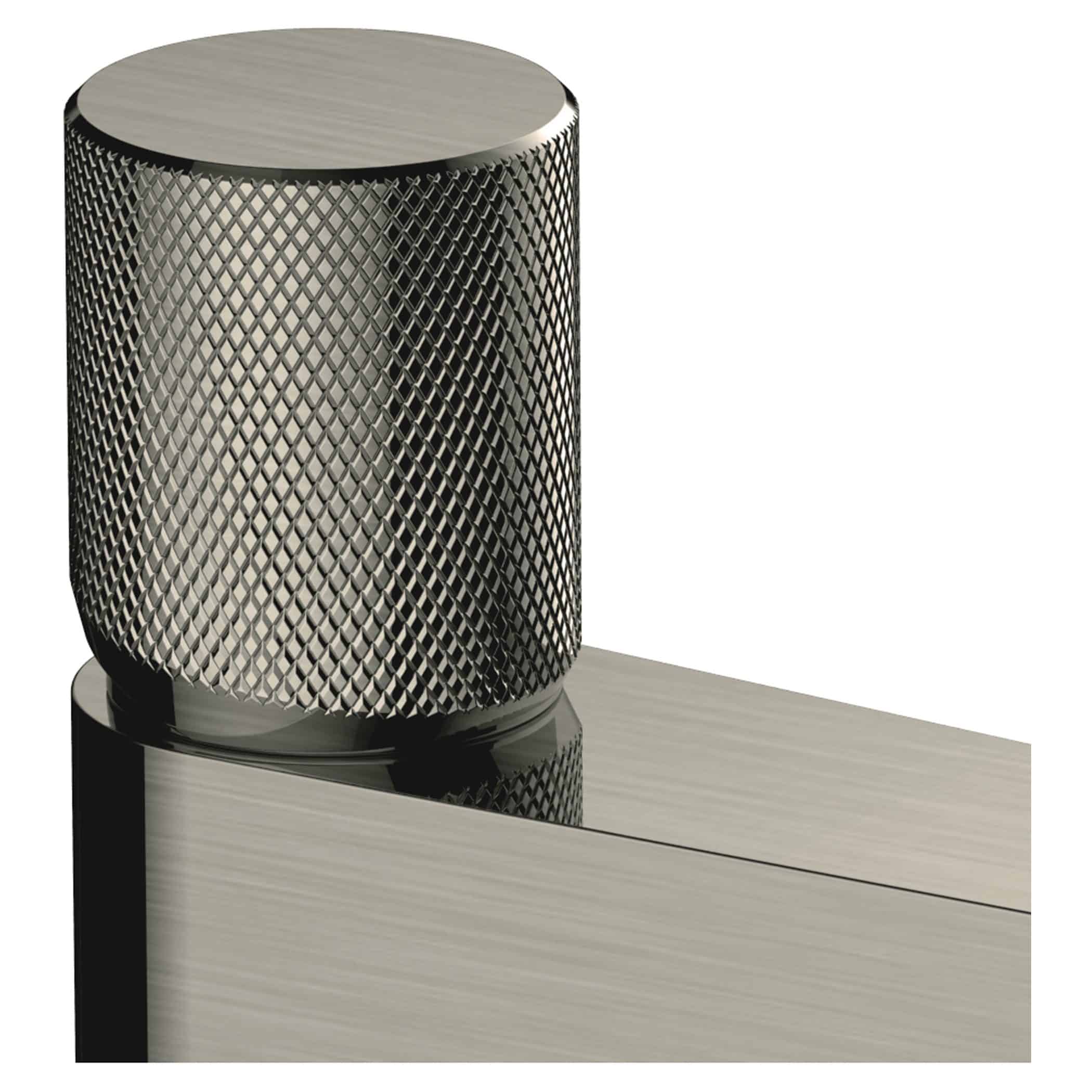 Sleek stainless steel bathroom accessory with a textured mesh design, ideal for modern bathroom decor and organisation.