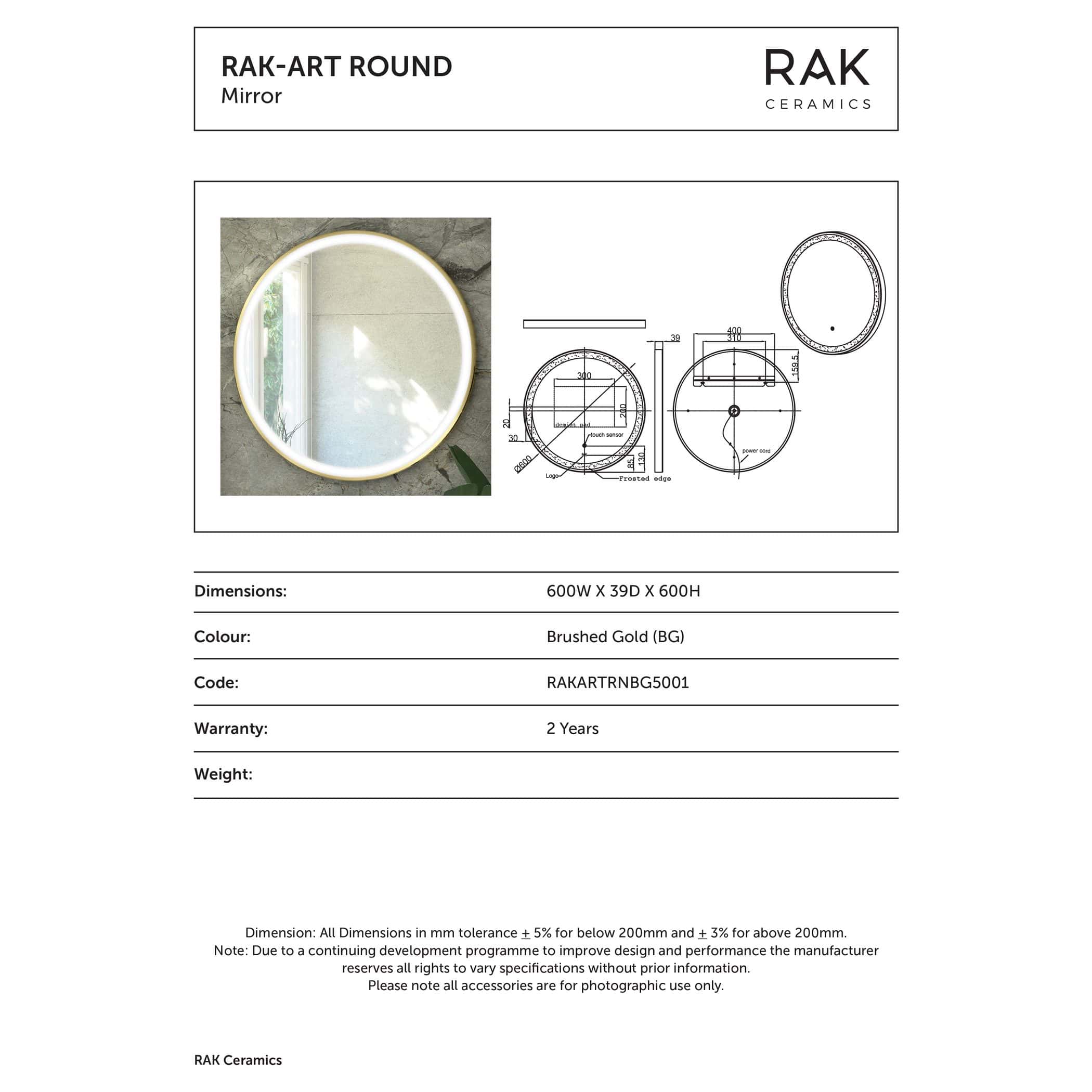 Shimmering round mirror with LED lighting, ideal for modern bathrooms, featuring sleek design and precise dimensions, perfect for enhancing bathroom aesthetics and functionality.