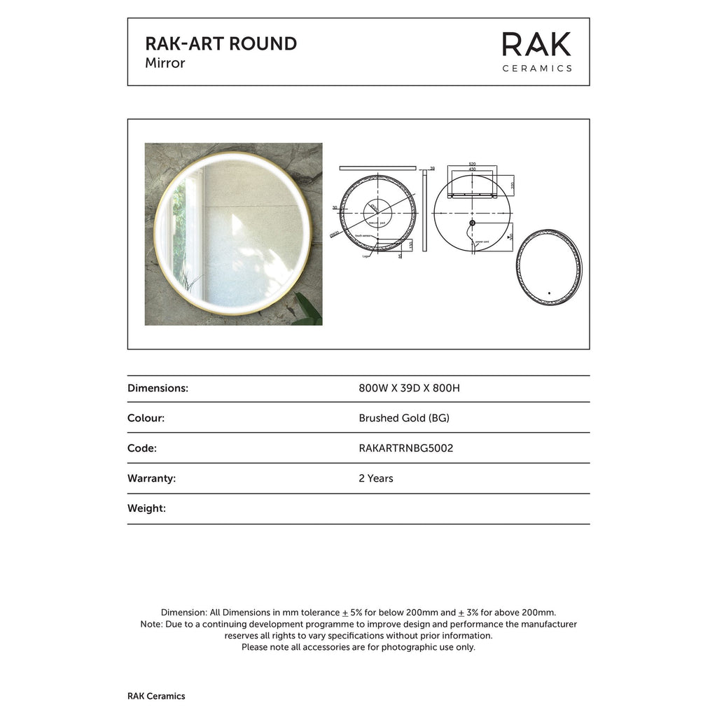 Round illuminated bathroom mirror with LED lighting, modern design, ideal for contemporary bathrooms.