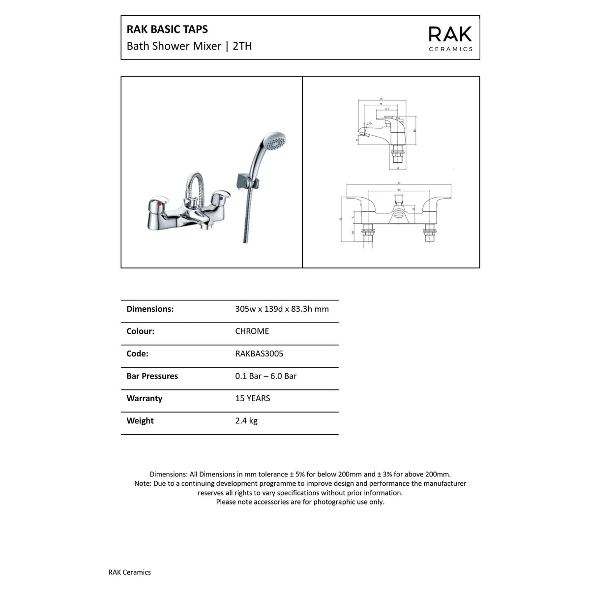 Shiny chrome bath shower mixer with attached handheld shower head, modern bathroom accessory.