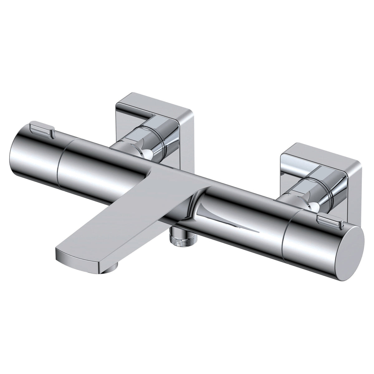 Sleek chrome bathroom tap with modern design, ideal for contemporary bathrooms and shower installations. Durable and stylish fixture suitable for both residential and commercial spaces.