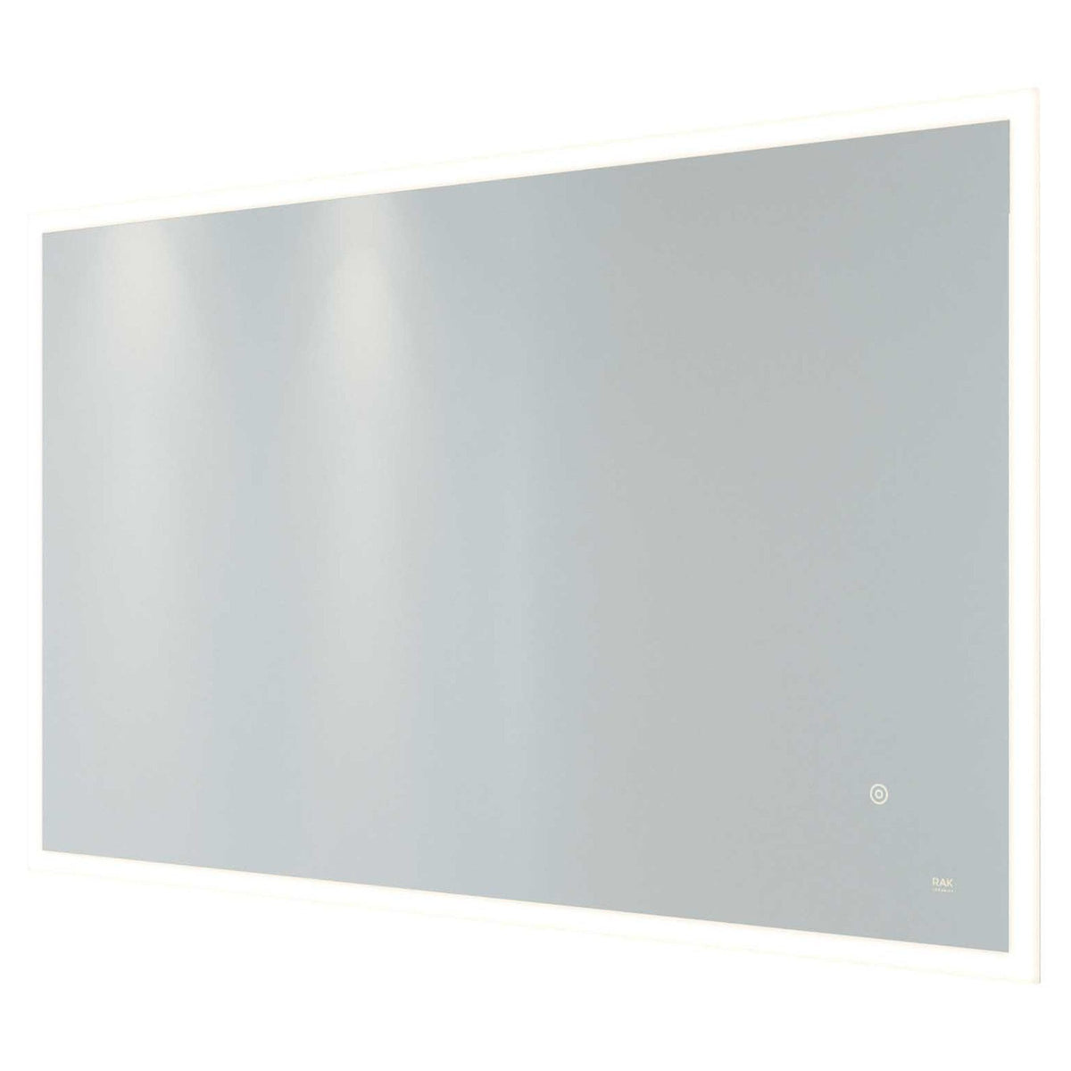 Seamless large bathroom mirror with backlit illumination, modern minimalist design, ideal for bathroom vanity, enhances space and lighting, elegant and functional.